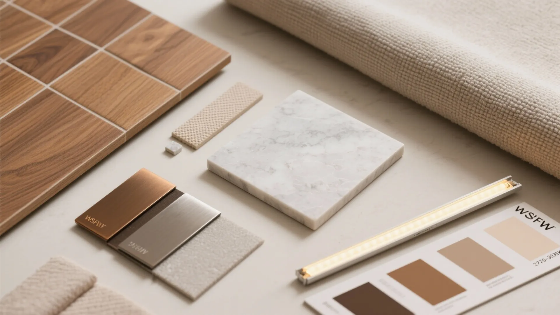 Calming Materials: Warm Wood, Soft Neutrals, and Acoustic Layers
