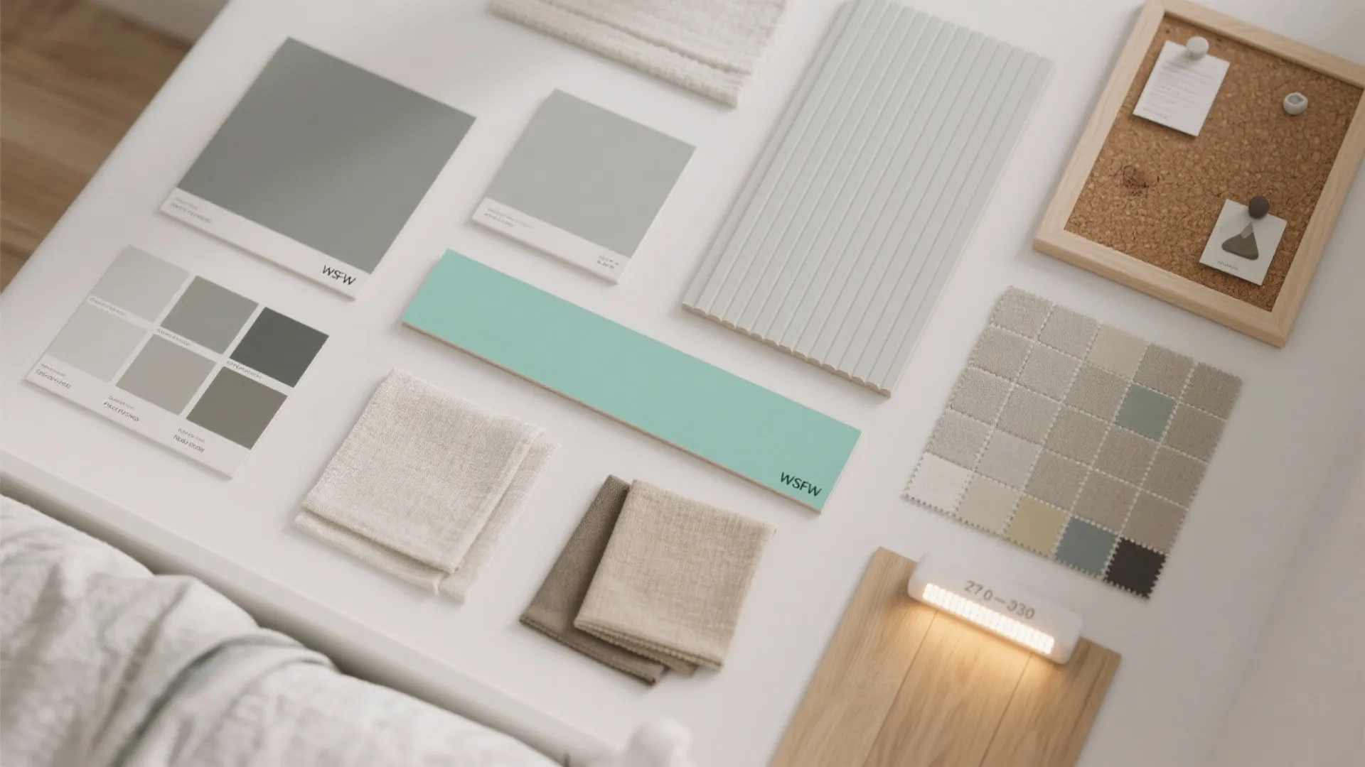 Calming Color Palette with Accent Texture