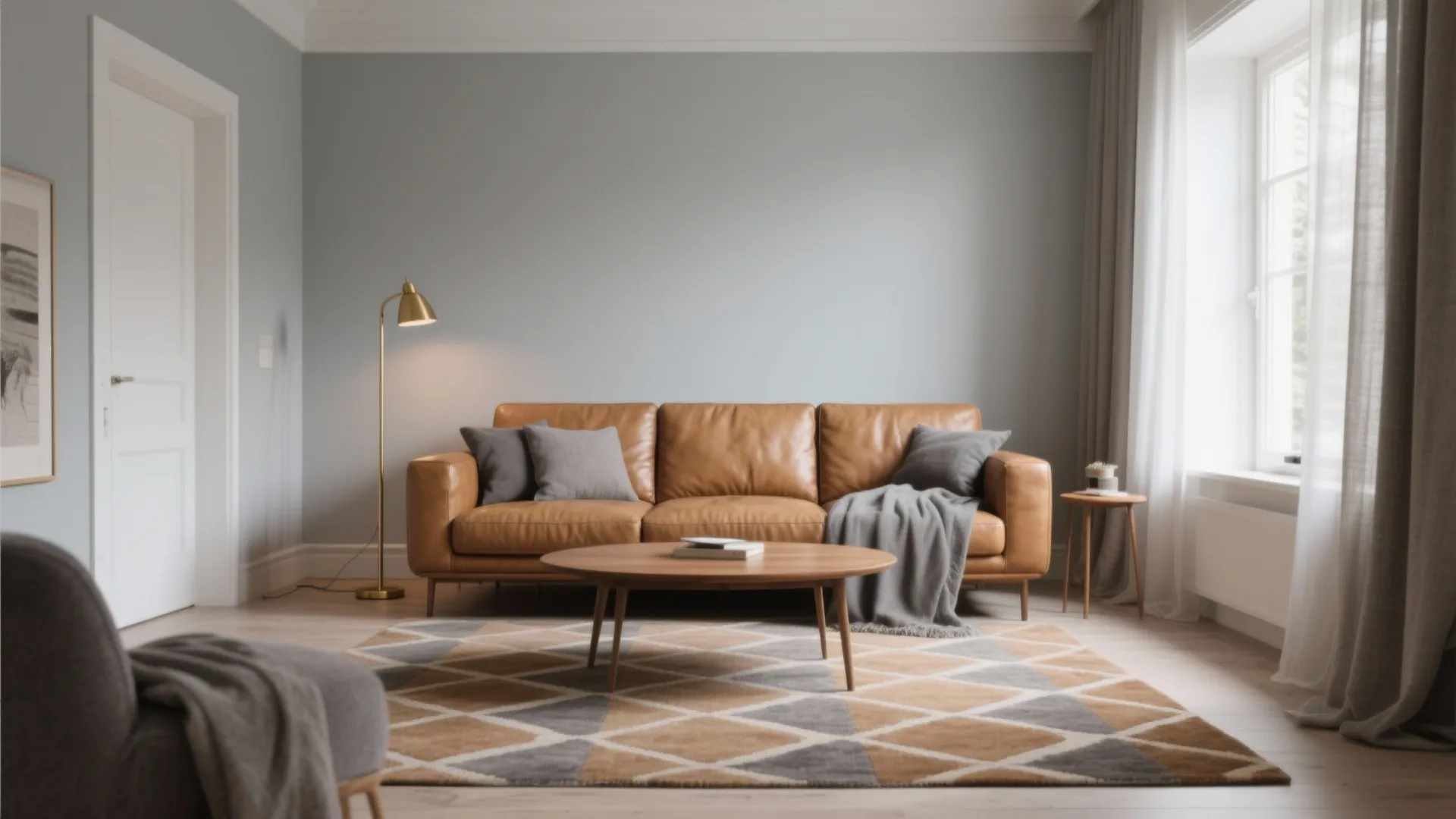 Camel and Gray Living Room Ideas — 5 Inspo: Warm camel tones meet cool gray in small living rooms: 5 practical design ideas from a pro