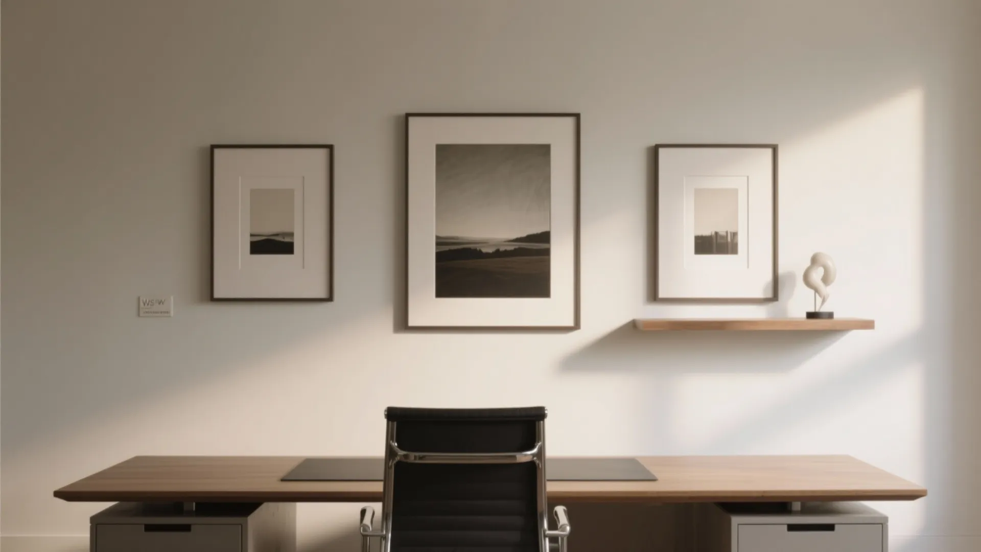 Camera-Ready Gallery Wall for Hybrid Work