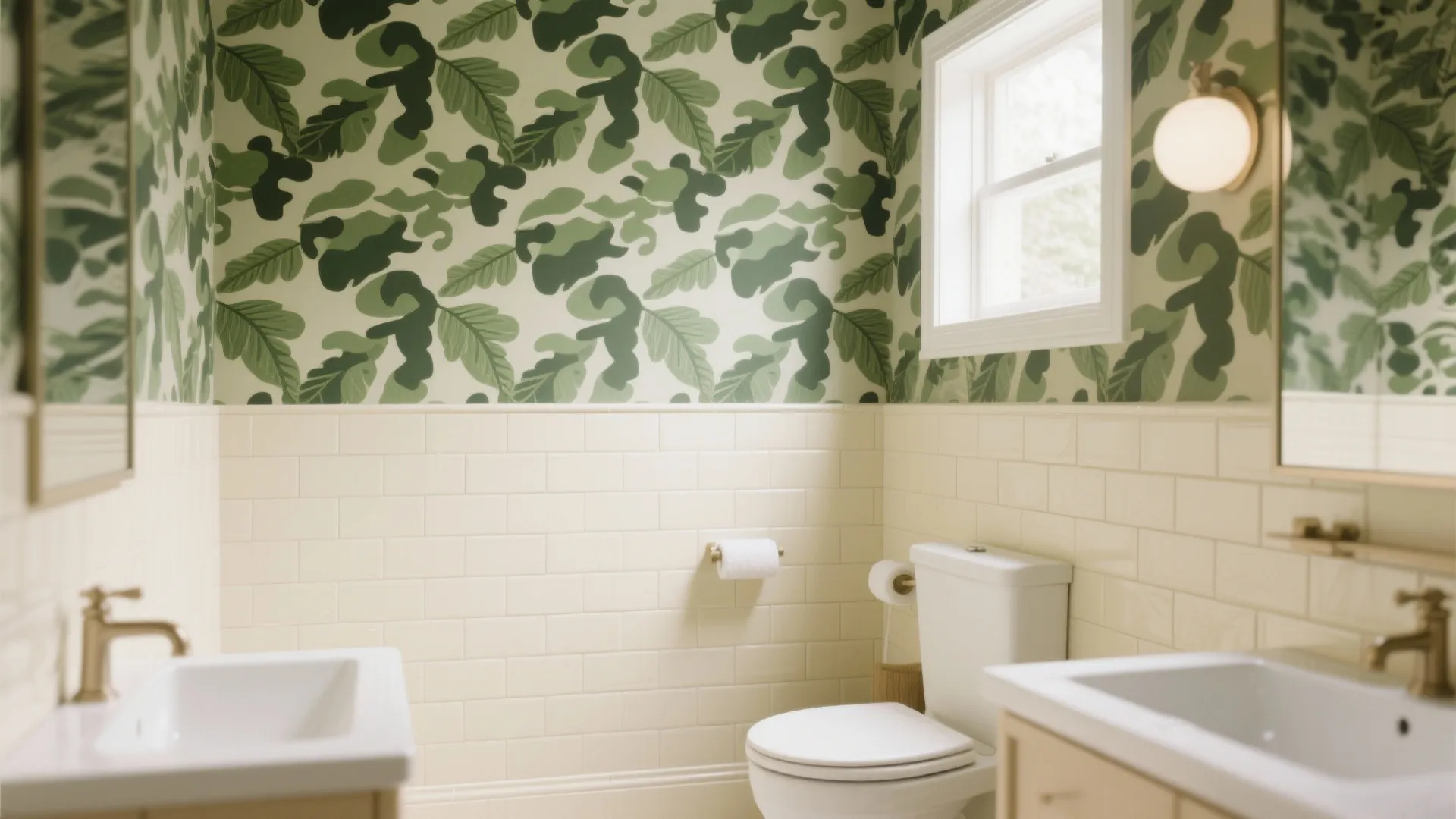 1. Mix Camo with Neutral Tiles