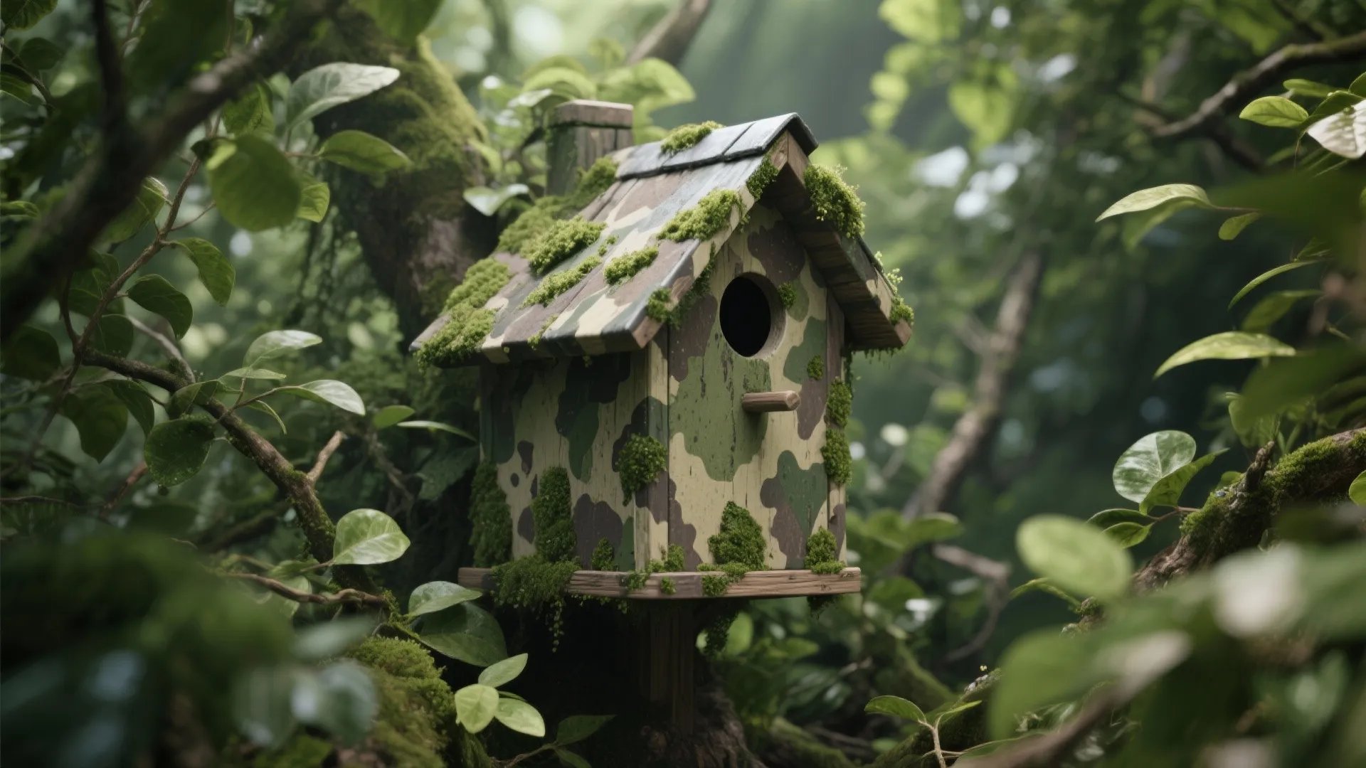 Nature‑Inspired Camouflage & Moss Accents