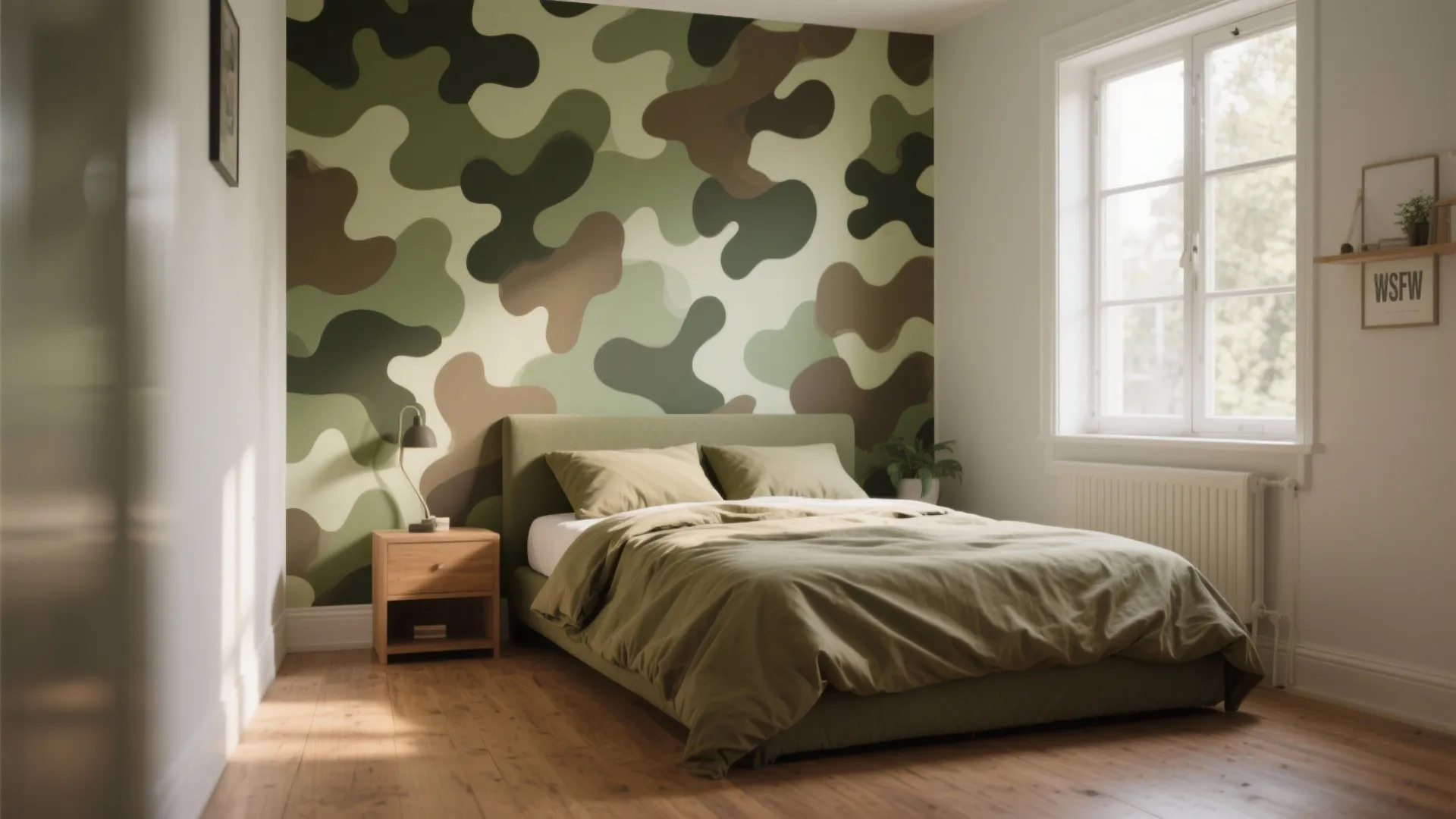 Tip 1: Camouflage Wall Paint