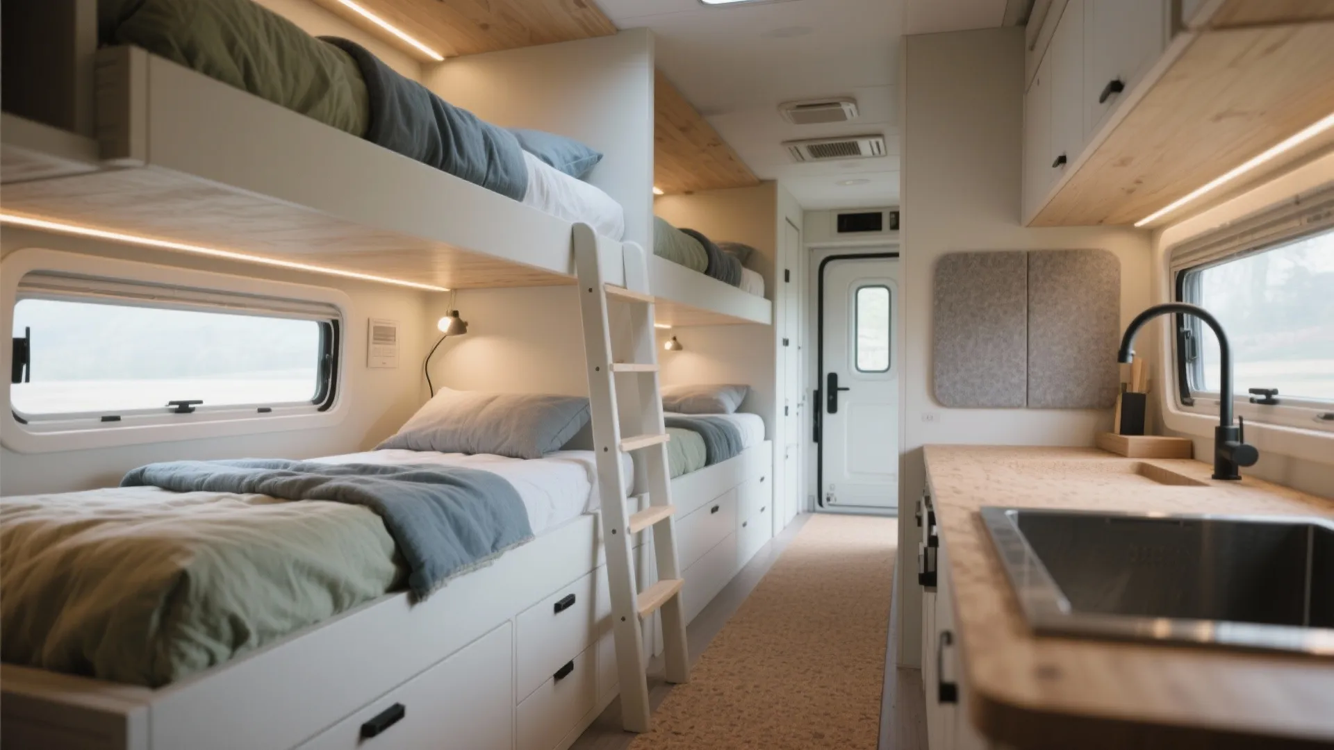 Small Camper with Bunk Beds: Smart Space Solutions: 1 Minute to Clever Camper Layouts for Busy Travelers