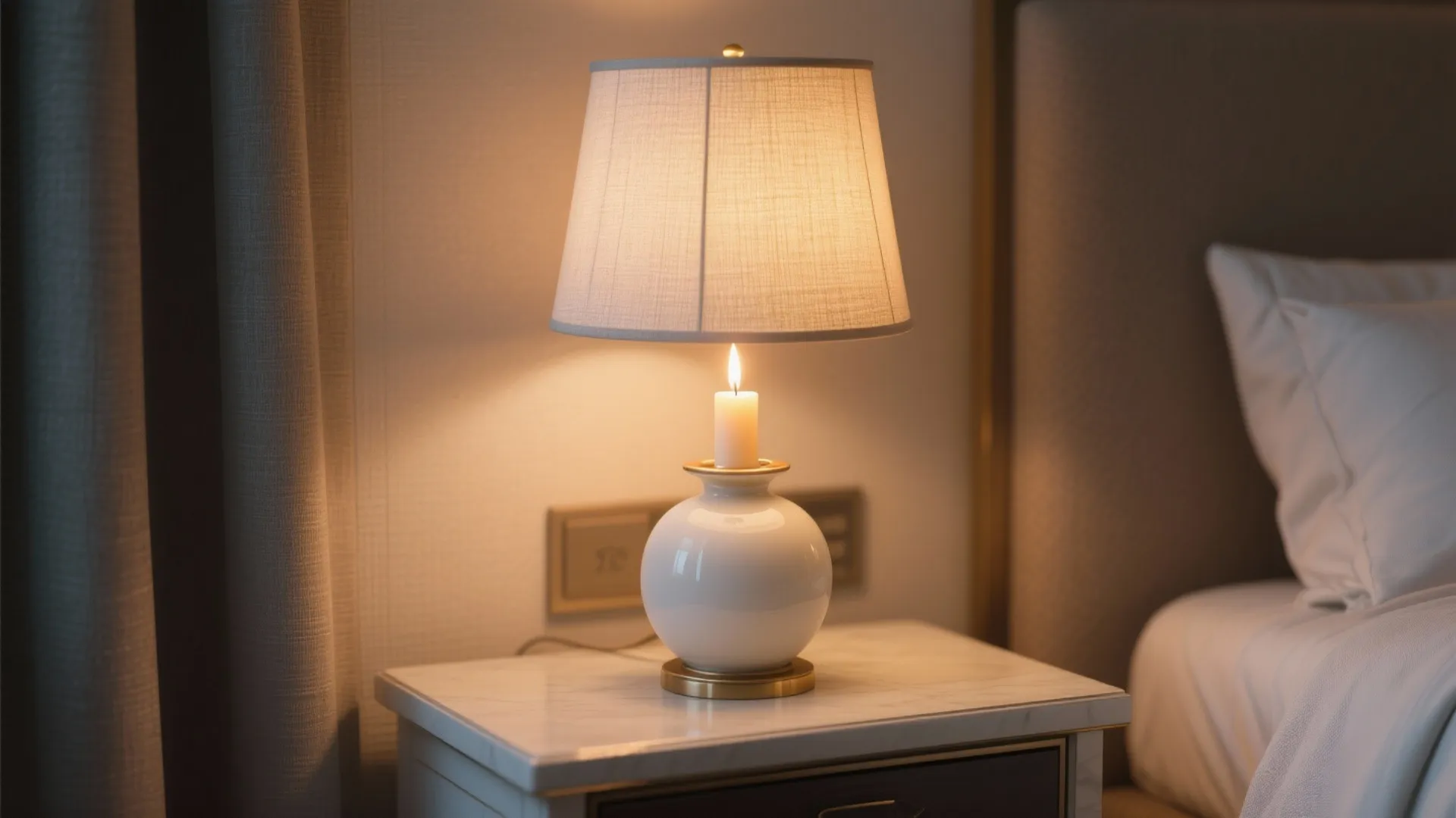 3. Candle-Style Bulbs with Warm Filters