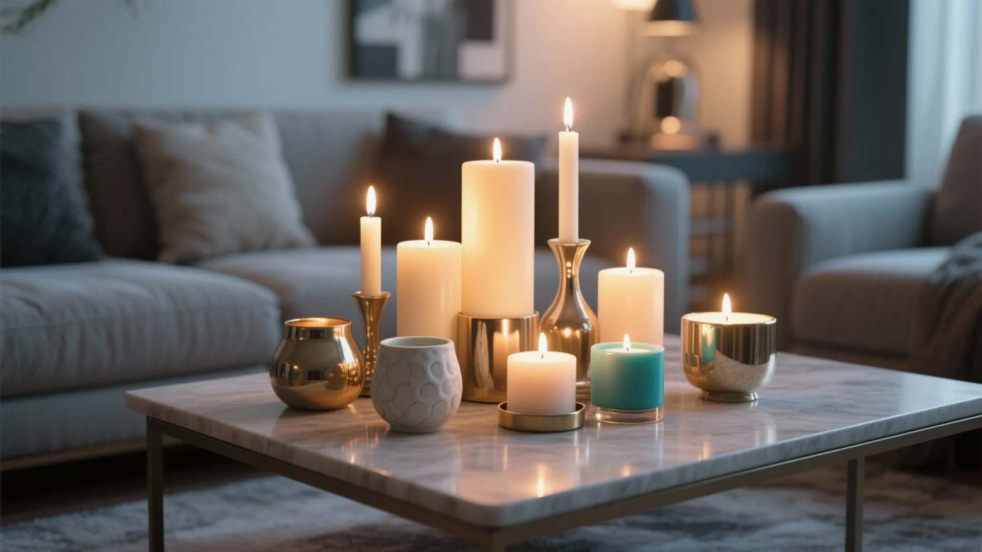 10. Candle Clusters with Mixed Heights