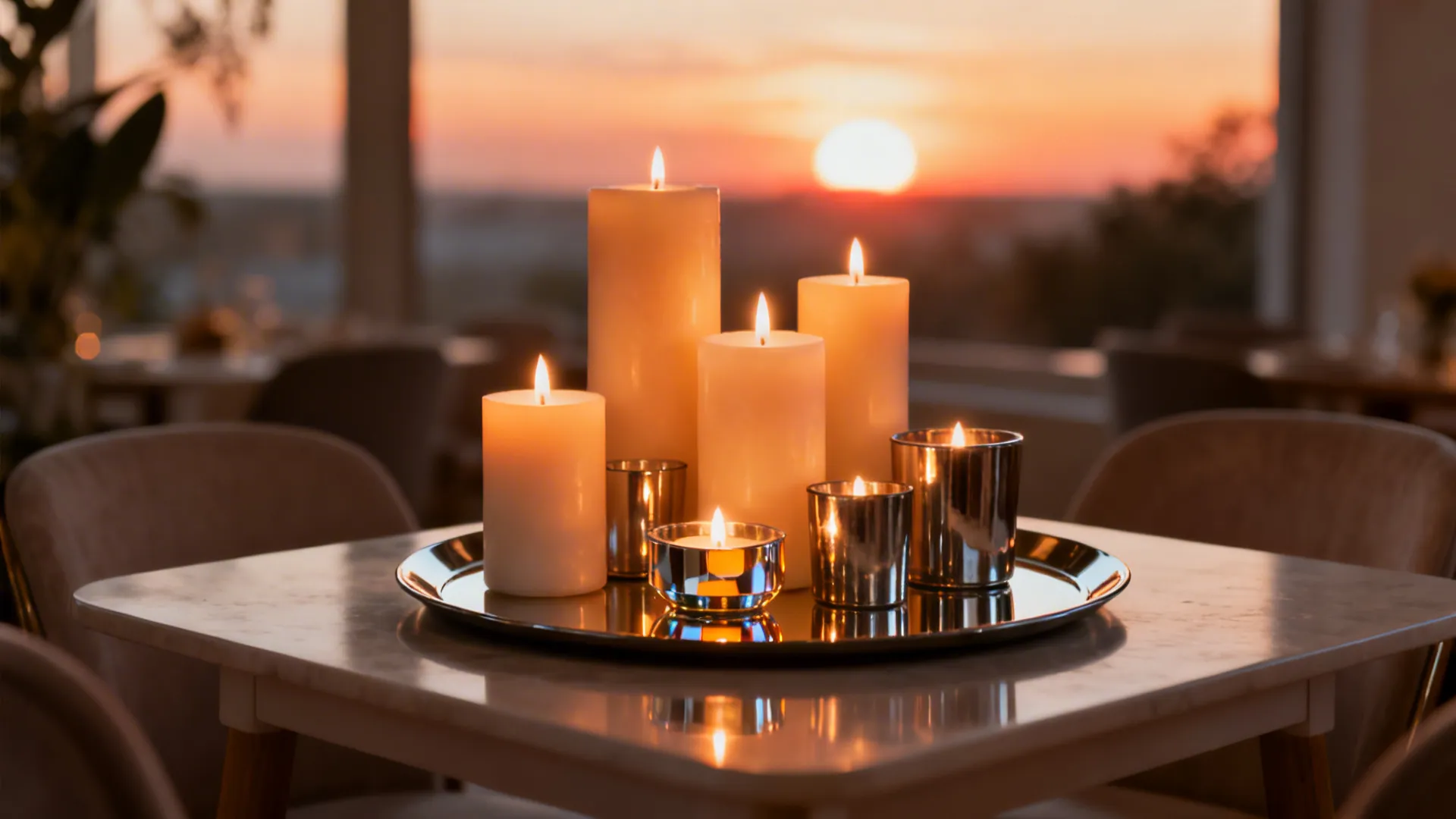 2. Statement candle cluster