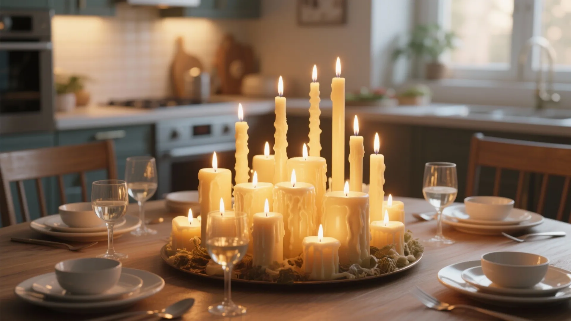 5. Candle Cluster for Warmth