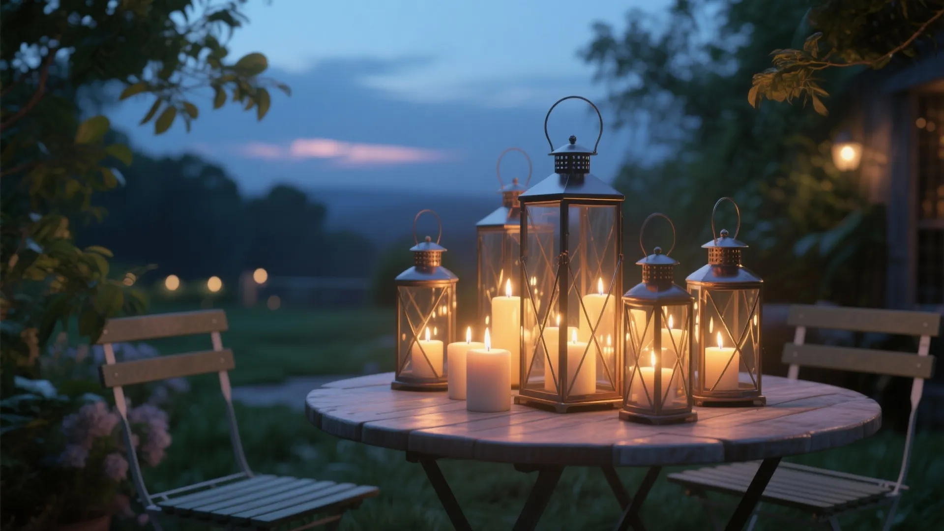 5. Candle Clusters with Wind Guards