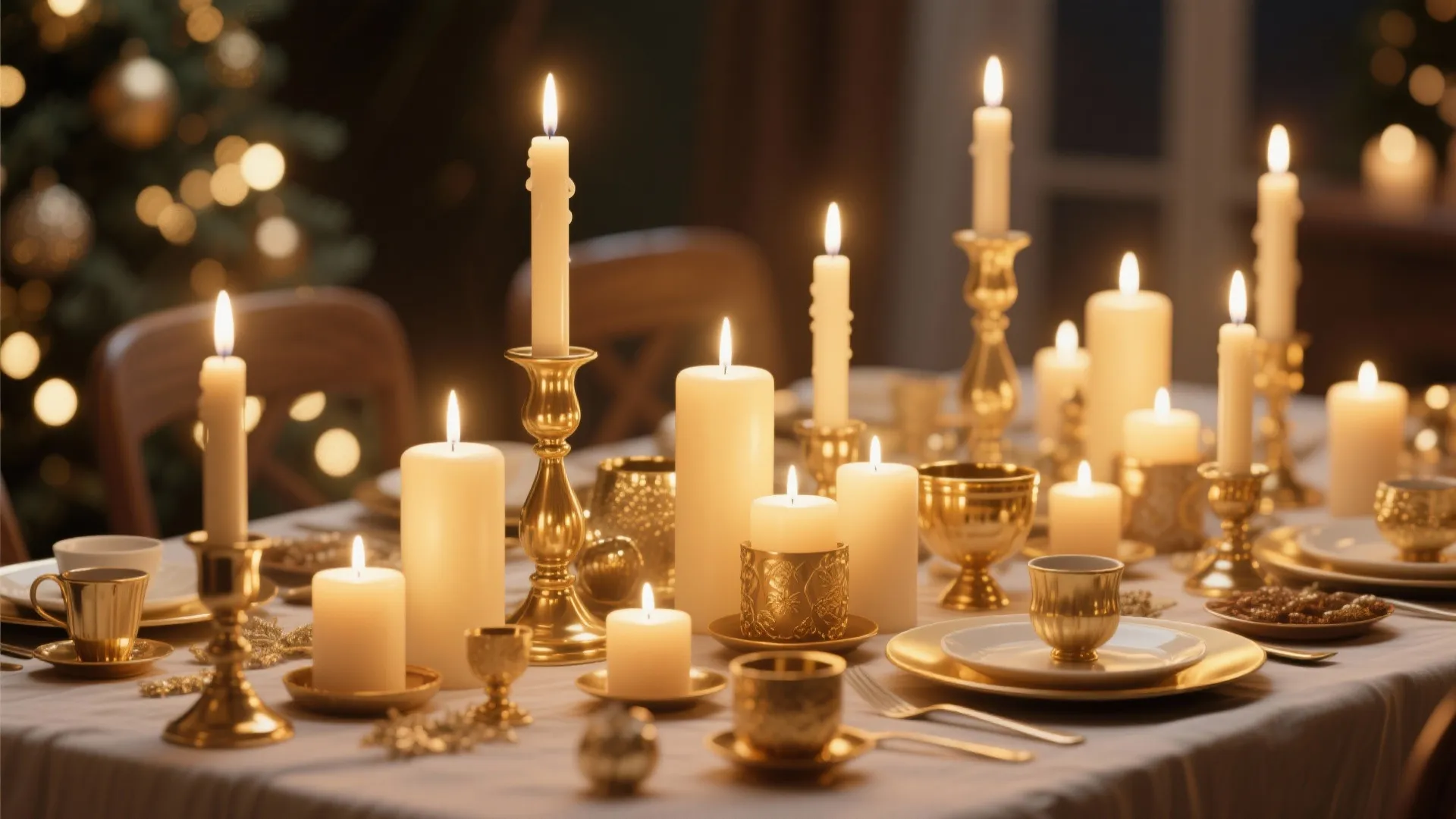 7. Candle Clusters for Warmth
