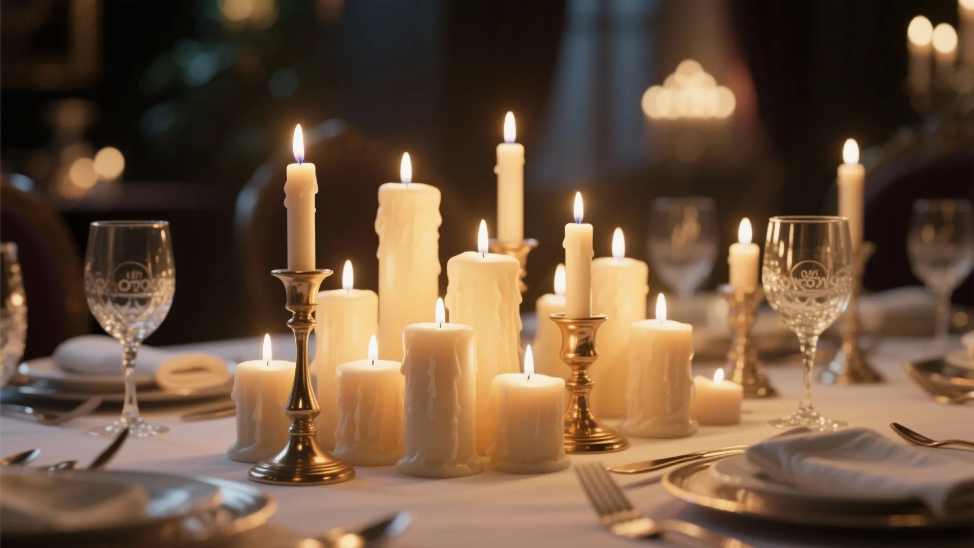 2. Candle Clusters for Warmth