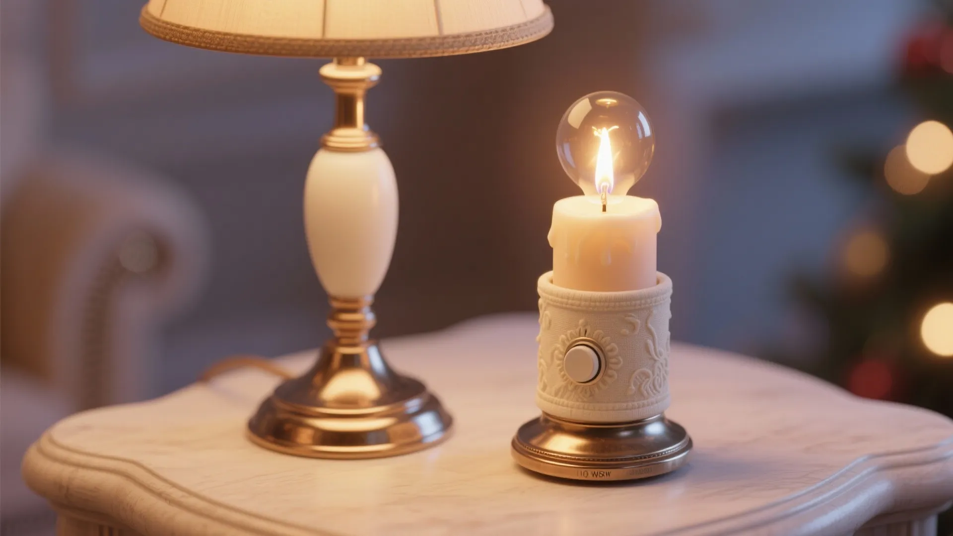 5. Candle-Like LED Bulbs and Decorative Holders