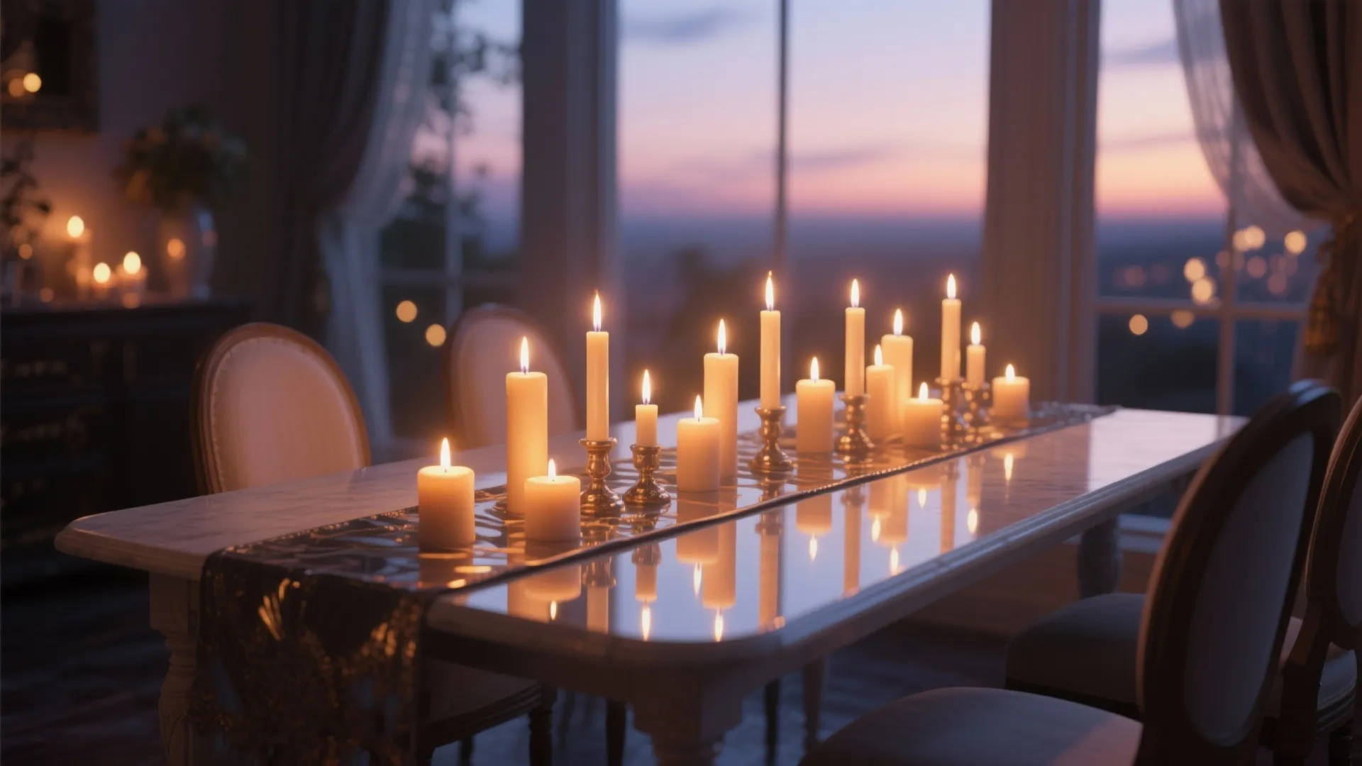 Candlelight Clusters and Mirrors
