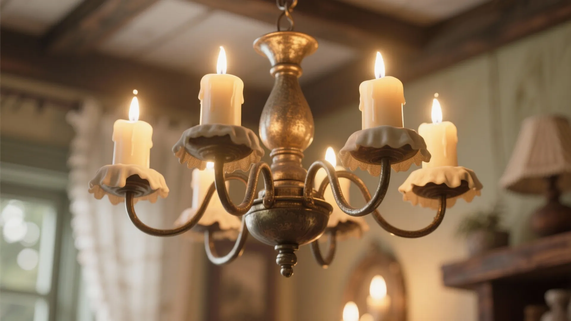 5. Candle-Style Chandeliers and Faux Candle Bulbs