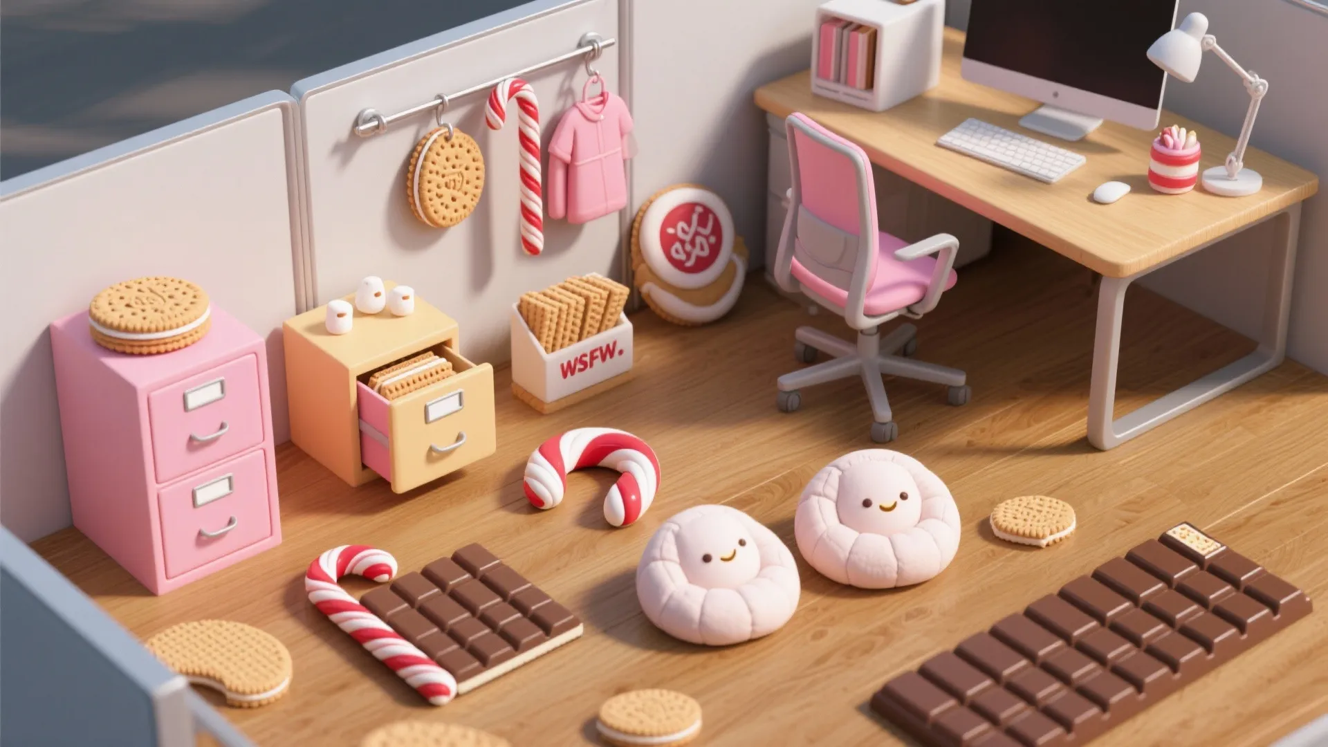 3. Candy Desk Accessories
