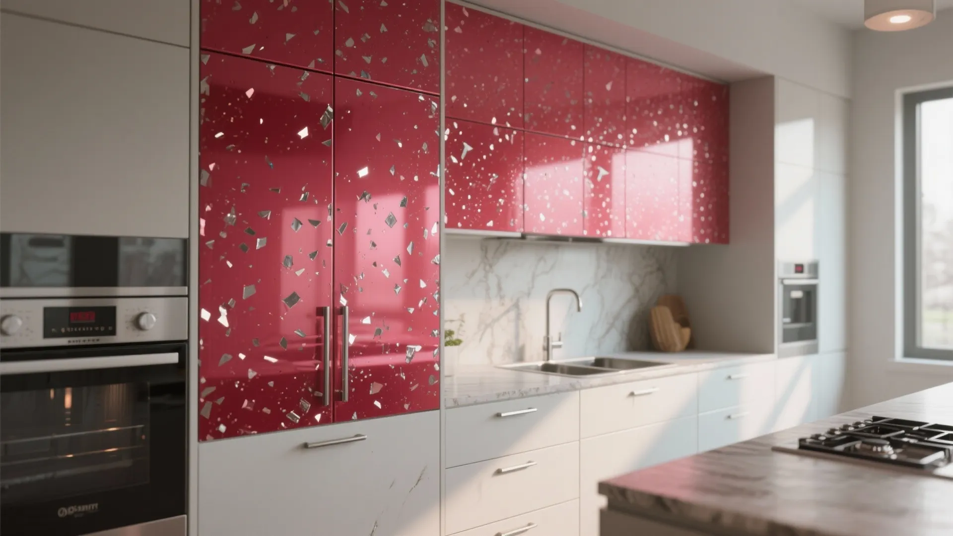 1. Candy and Flake Accent Cabinets