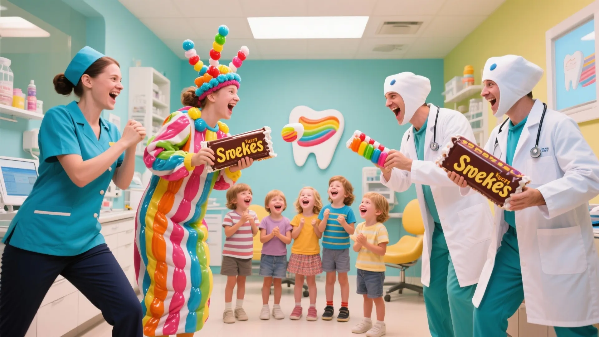 9. Candy vs. Dentist Showdown