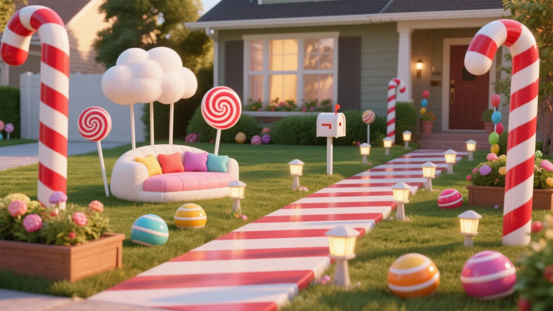 Outdoor DIY Candyland Christmas Decorations: 5 Ideas: Playful, budget-friendly outdoor Candyland Christmas decor I’ve tested and loved