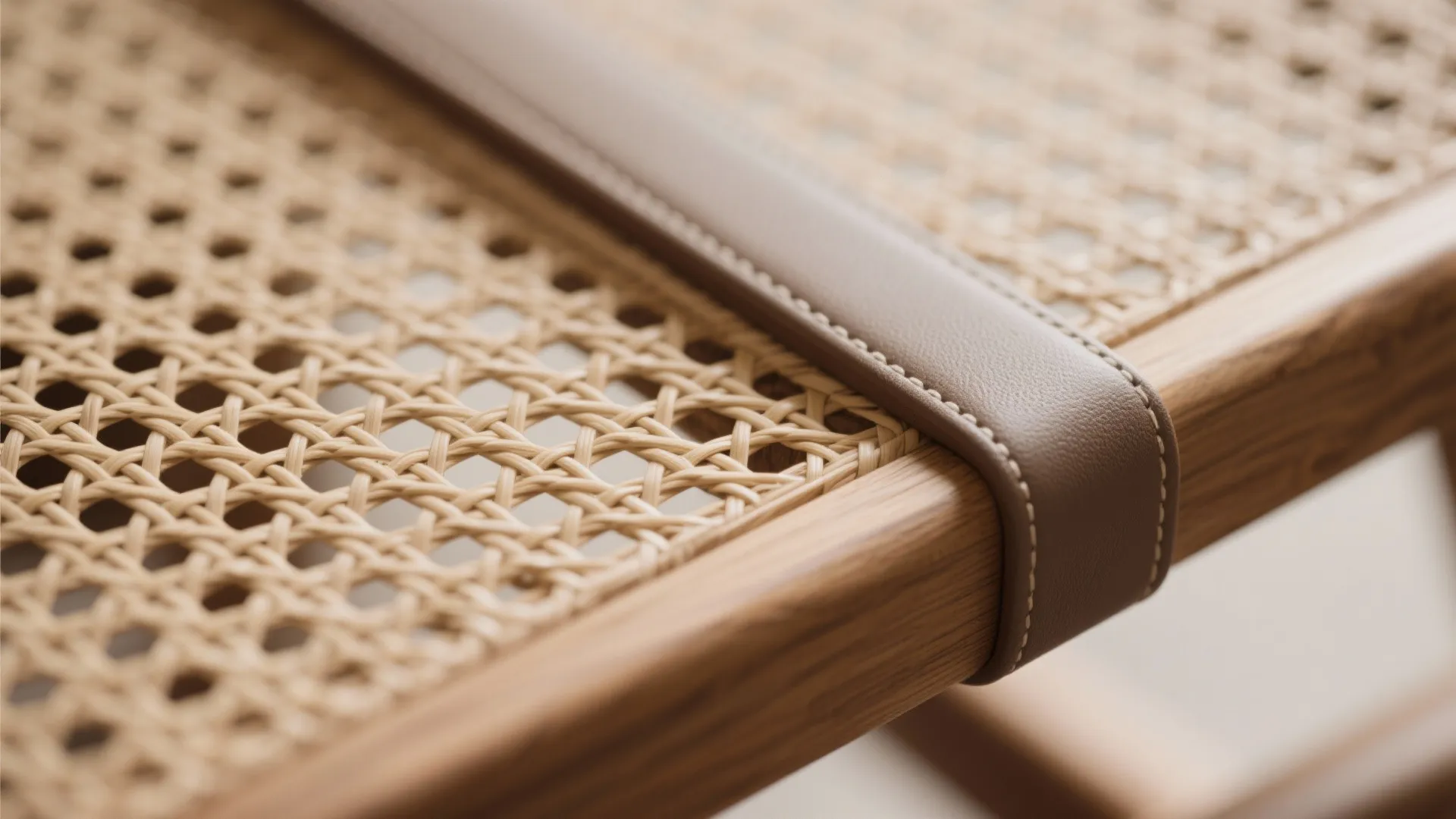 Natural wood and textures for warmth and continuity