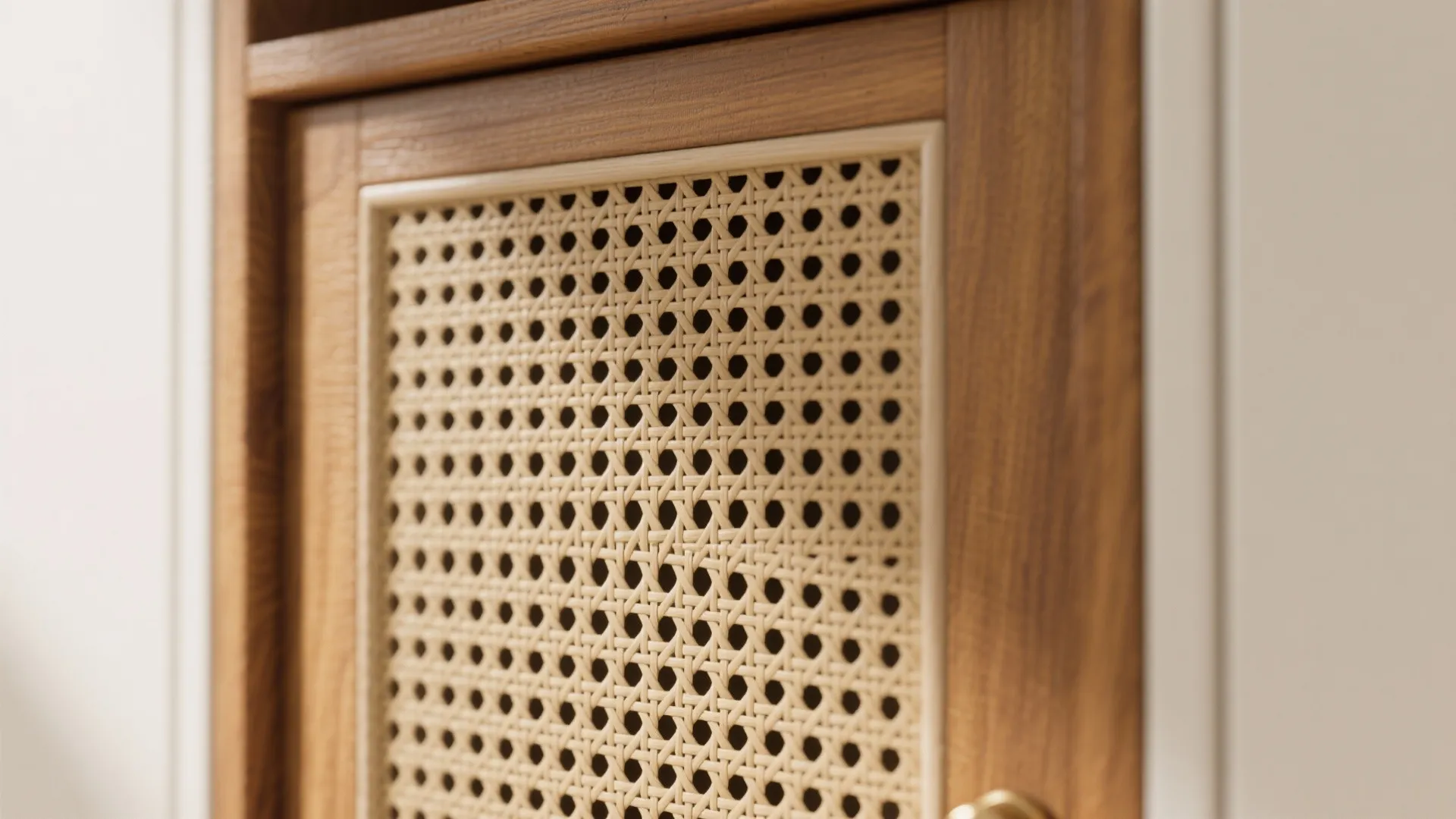 Natural Wood + Cane Details for Coastal Warmth