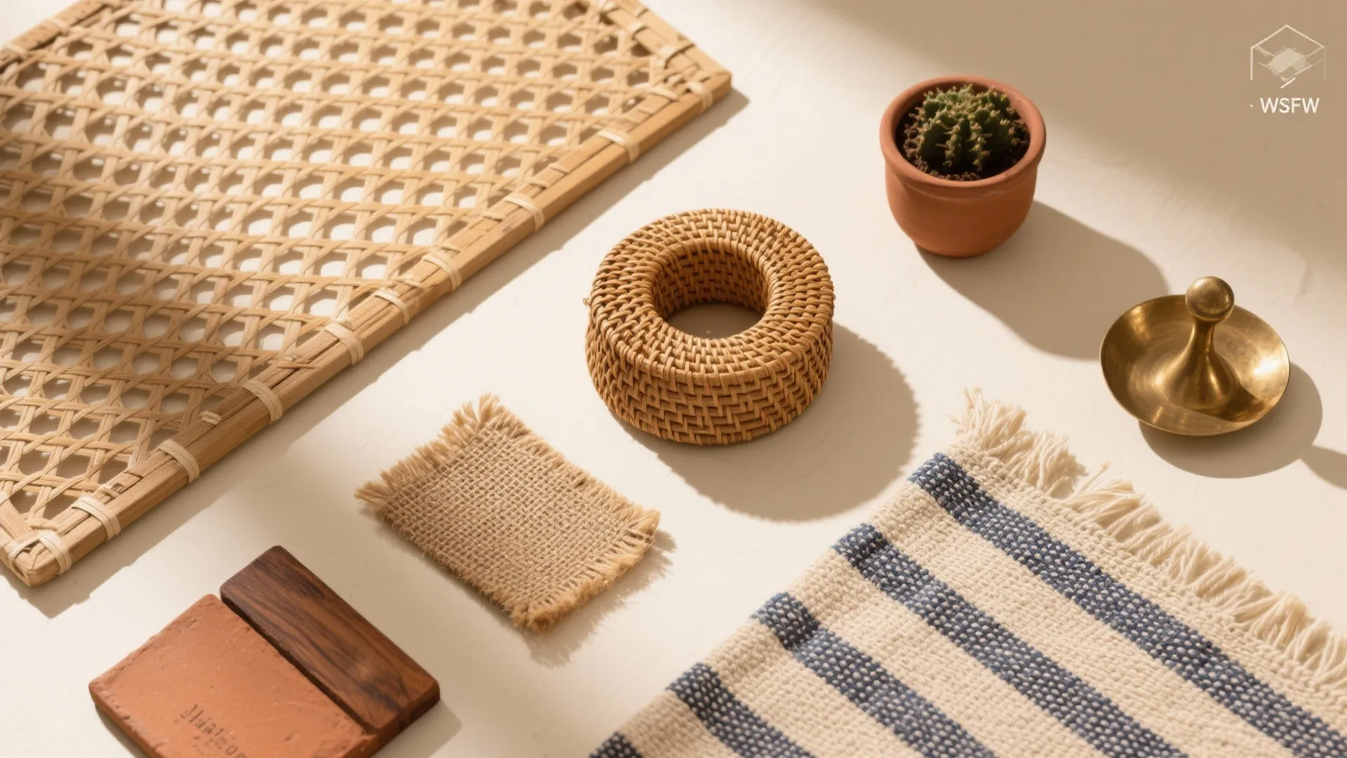 Earthy Materials That Breathe: Cane, Jute, and Terracotta