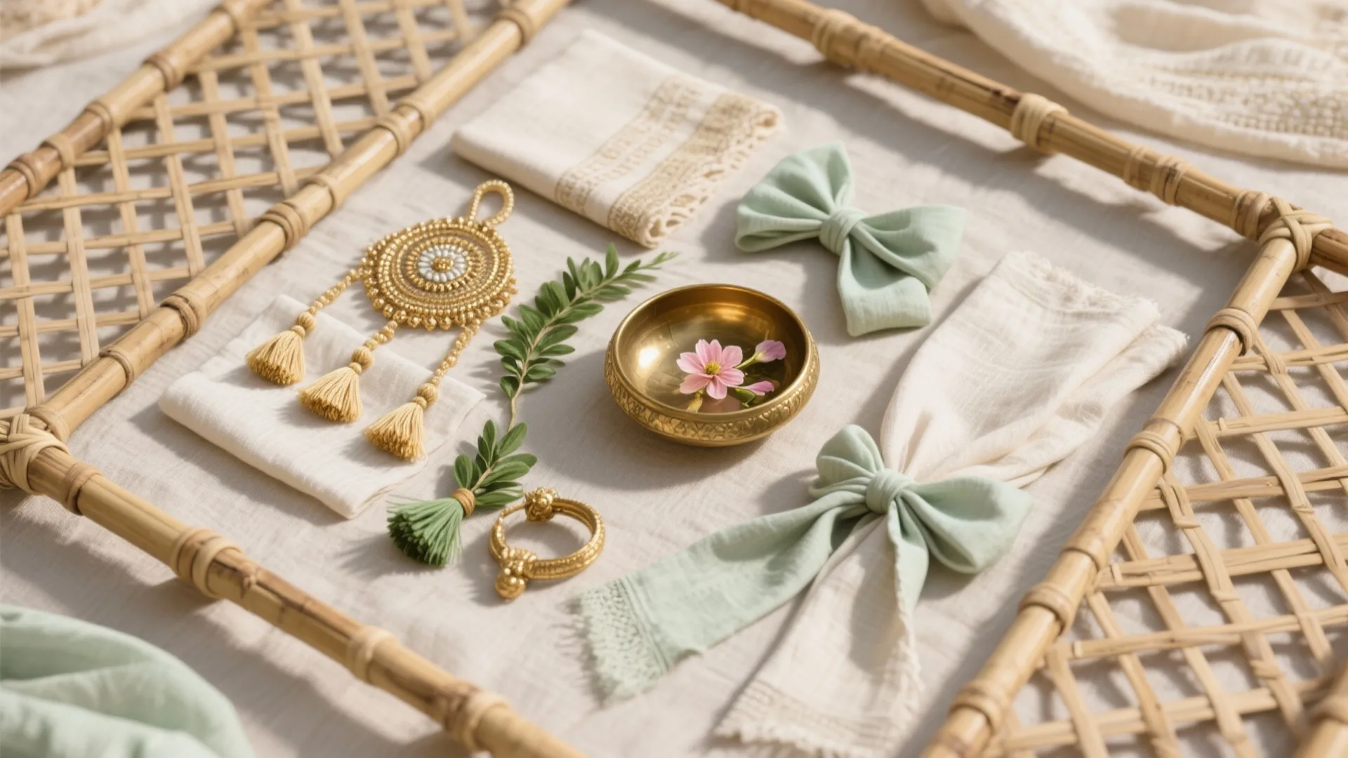 Eco-Friendly Cane & Fabric Mandap