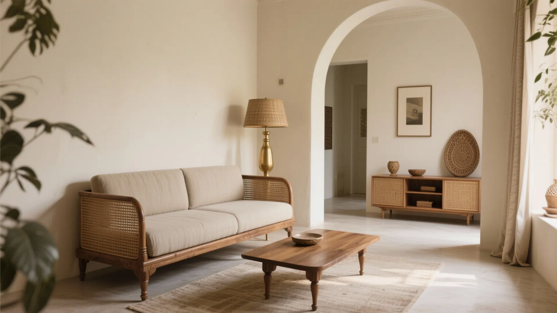 5) Crafted Furniture, Cane Details, and Smart Visualization