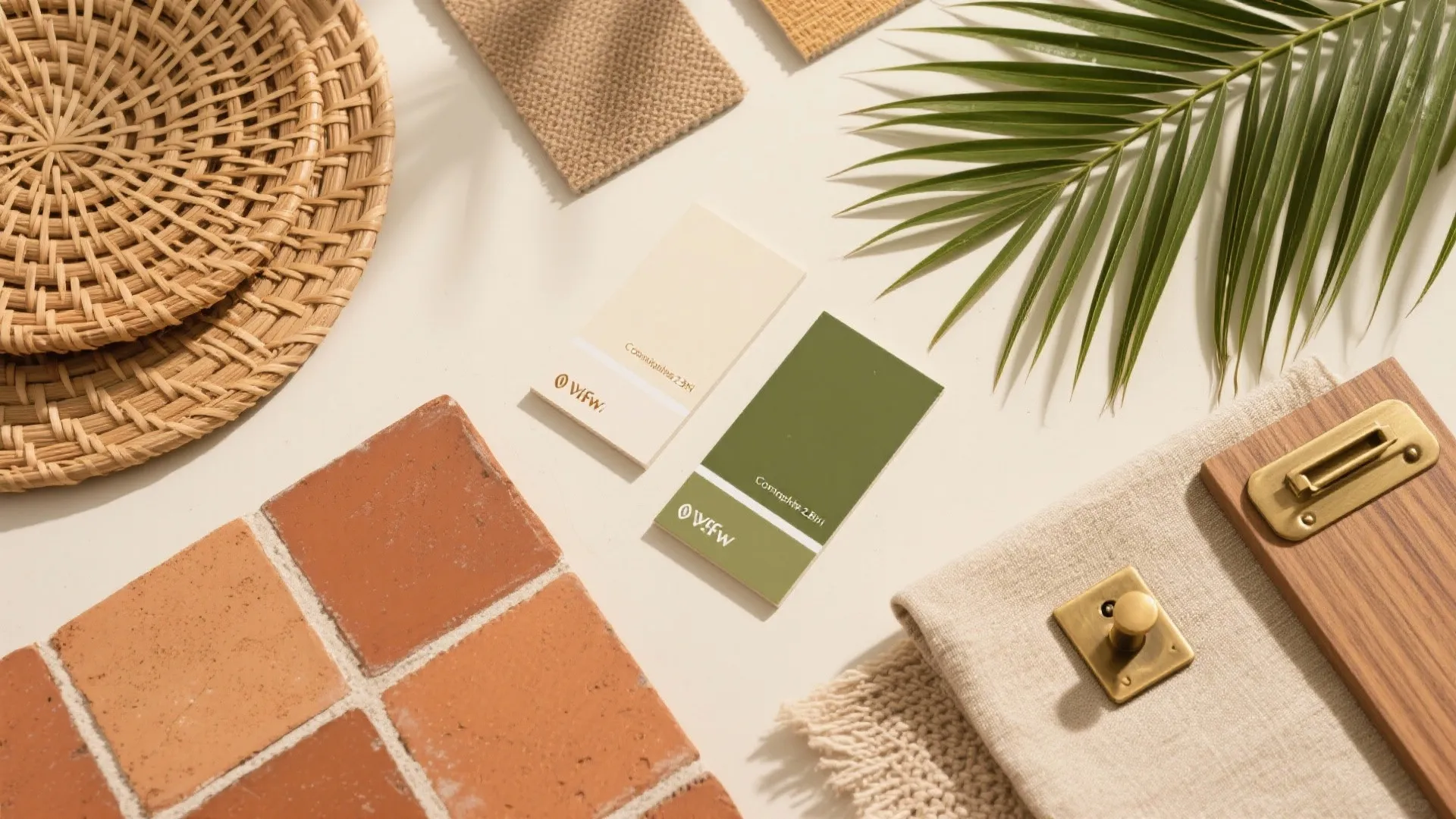 Local textures and biophilic touches: cane, rattan, terracotta