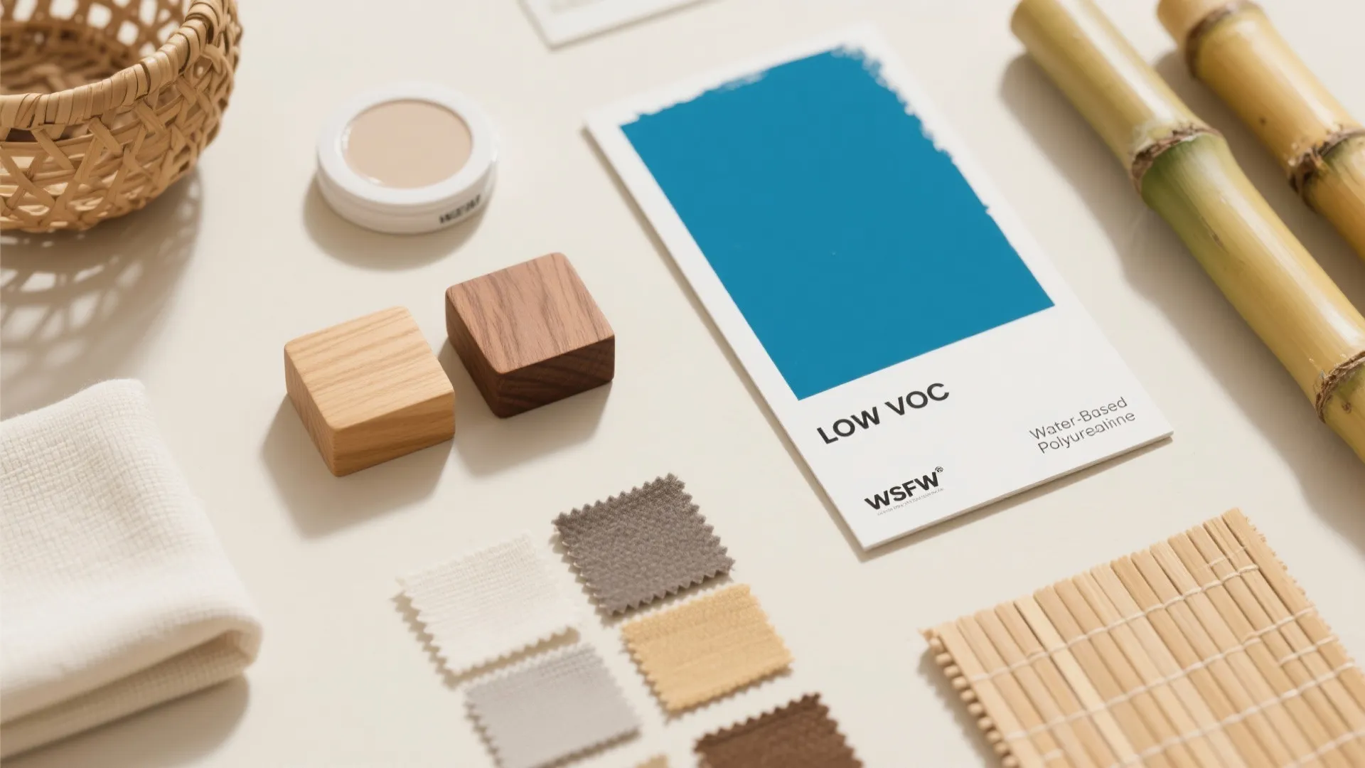 Natural materials and low-VOC finishes feel (and smell) better