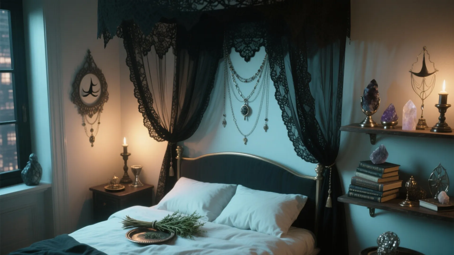 2. A Statement Canopy or Ritual Shelf