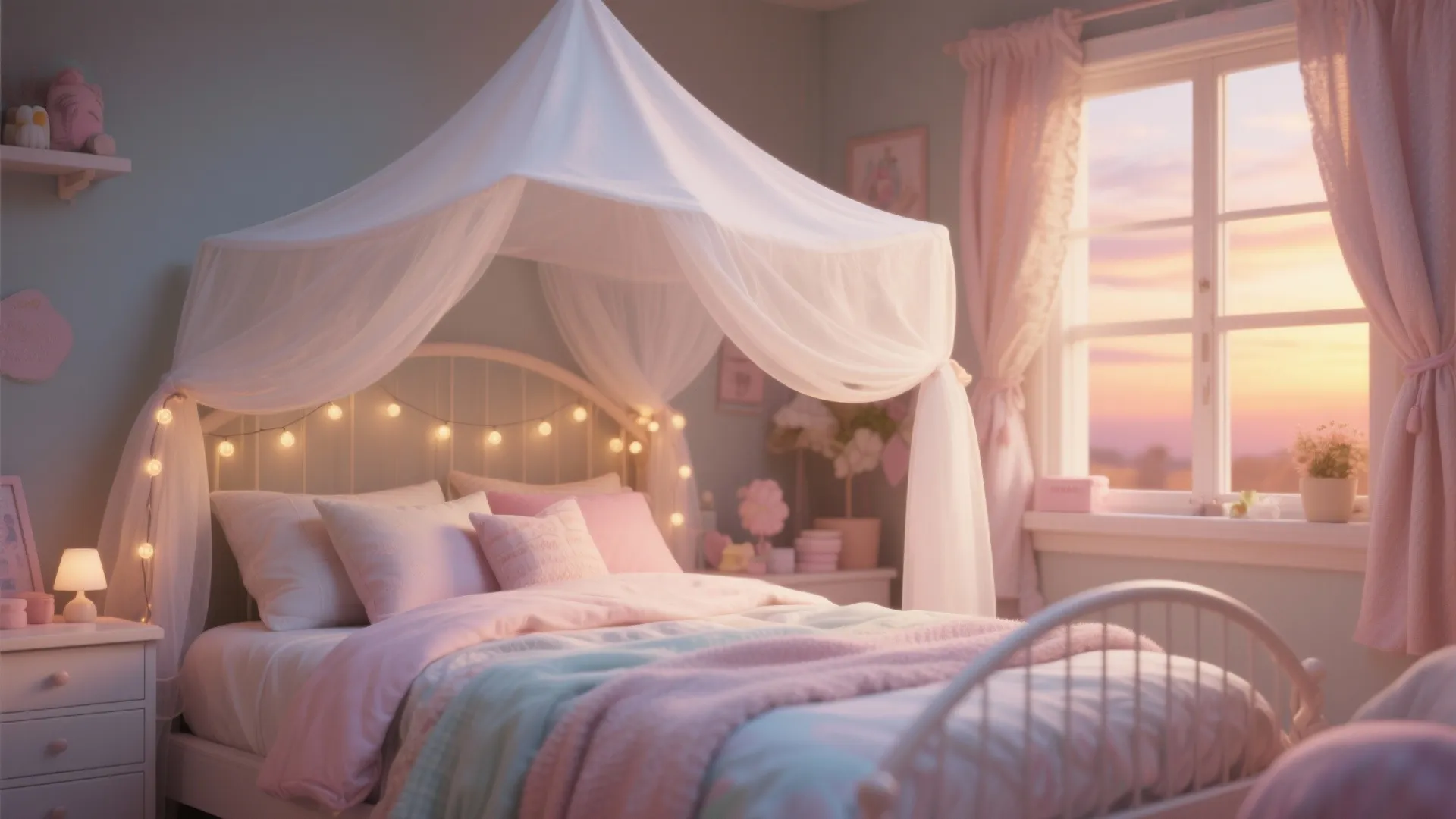 2. Canopy Bed Magic