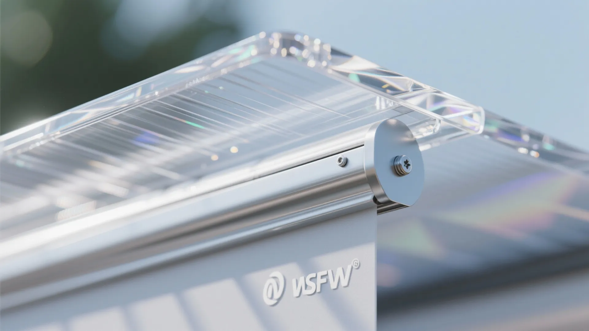 Polycarbonate Canopy with Slim Brackets