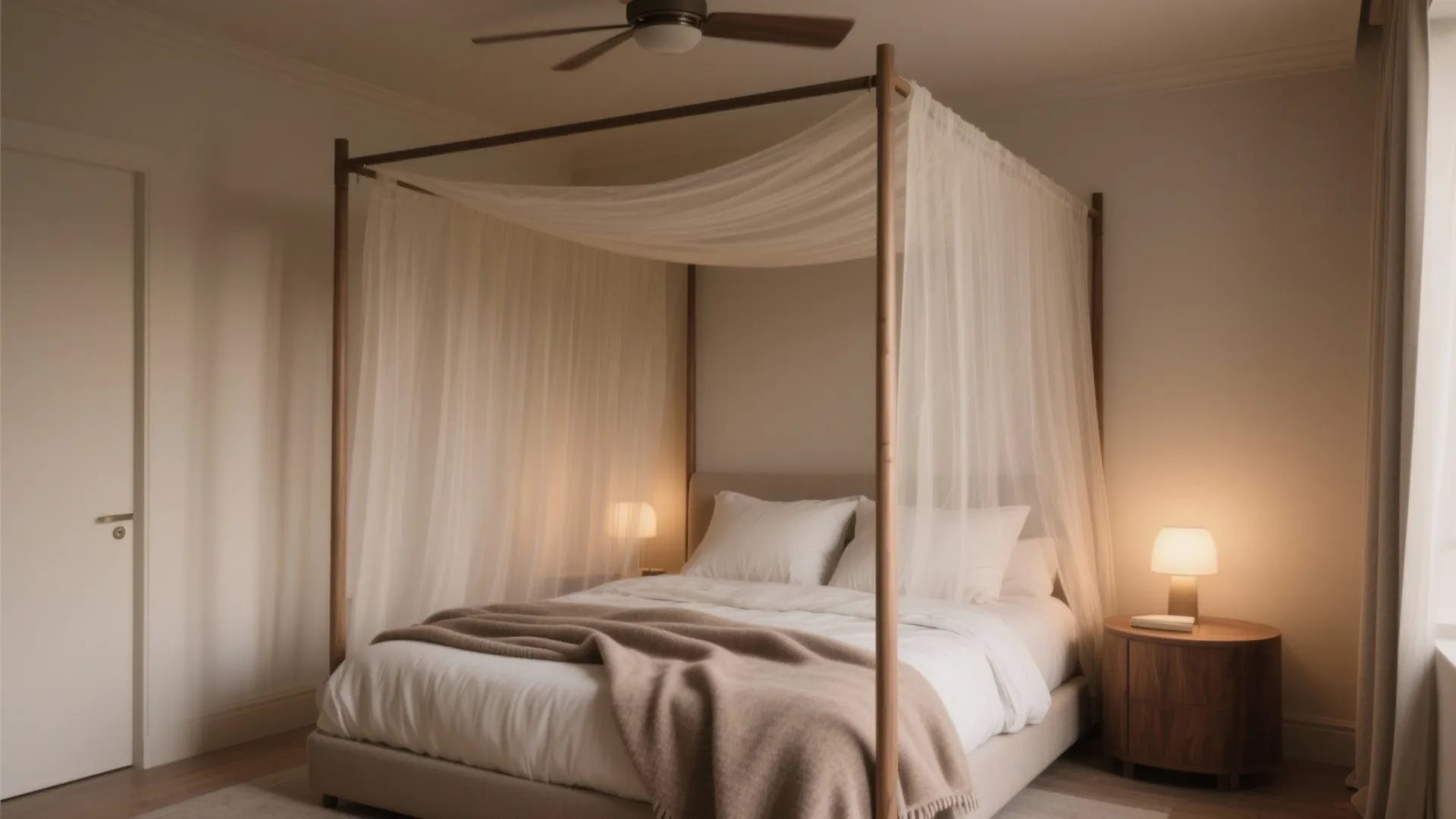 Tactile Layers and Canopy Draping for Intimacy
