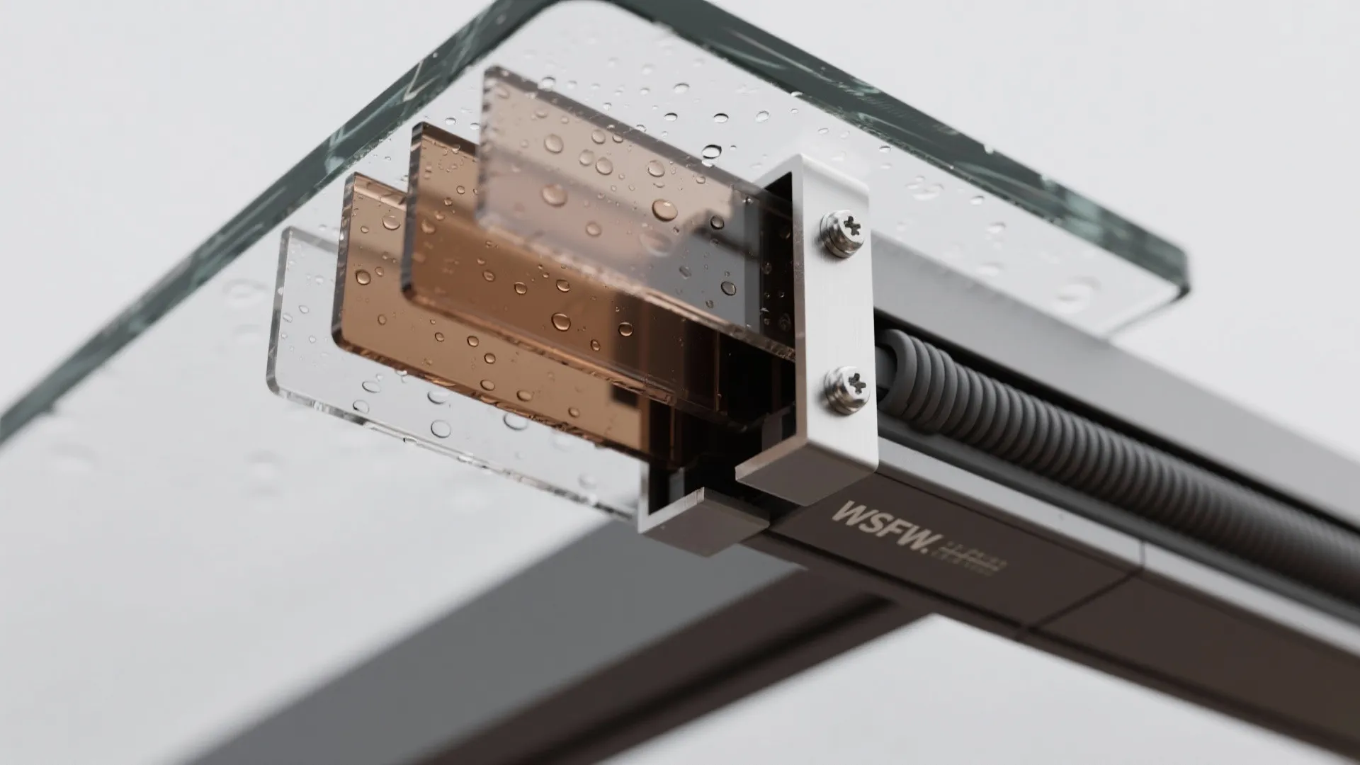 3) Glass or Polycarbonate Canopy with UV Film