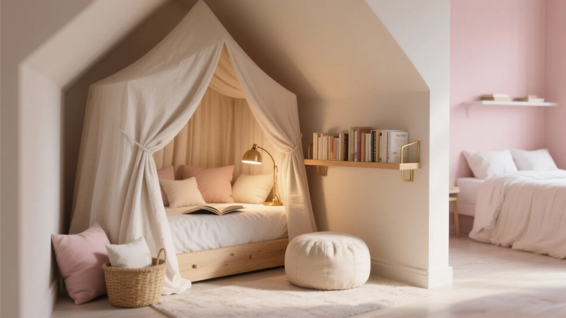 5) Cozy Nooks and Canopies: Reading Corners That Grow With Her