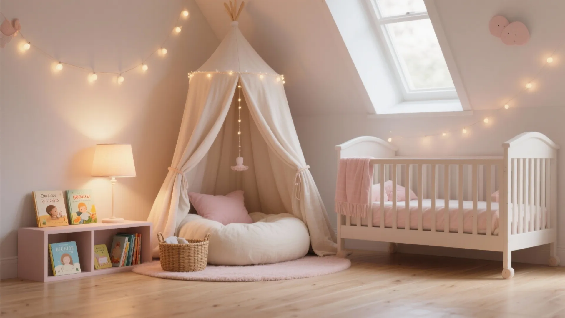 Playful Canopy + Reading Nook