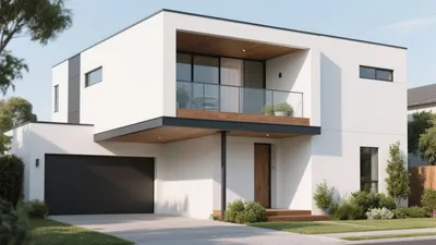 Modern Contemporary Home Exterior with Clean Lines