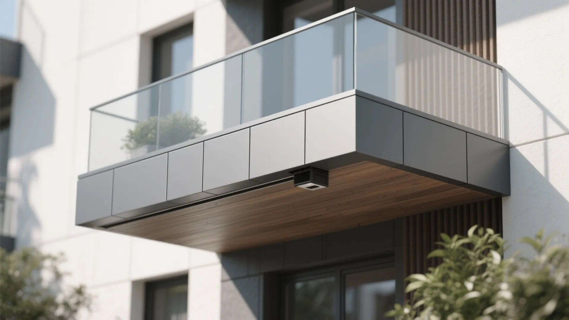 Cantilevered Slab Extension with Hidden Drainage