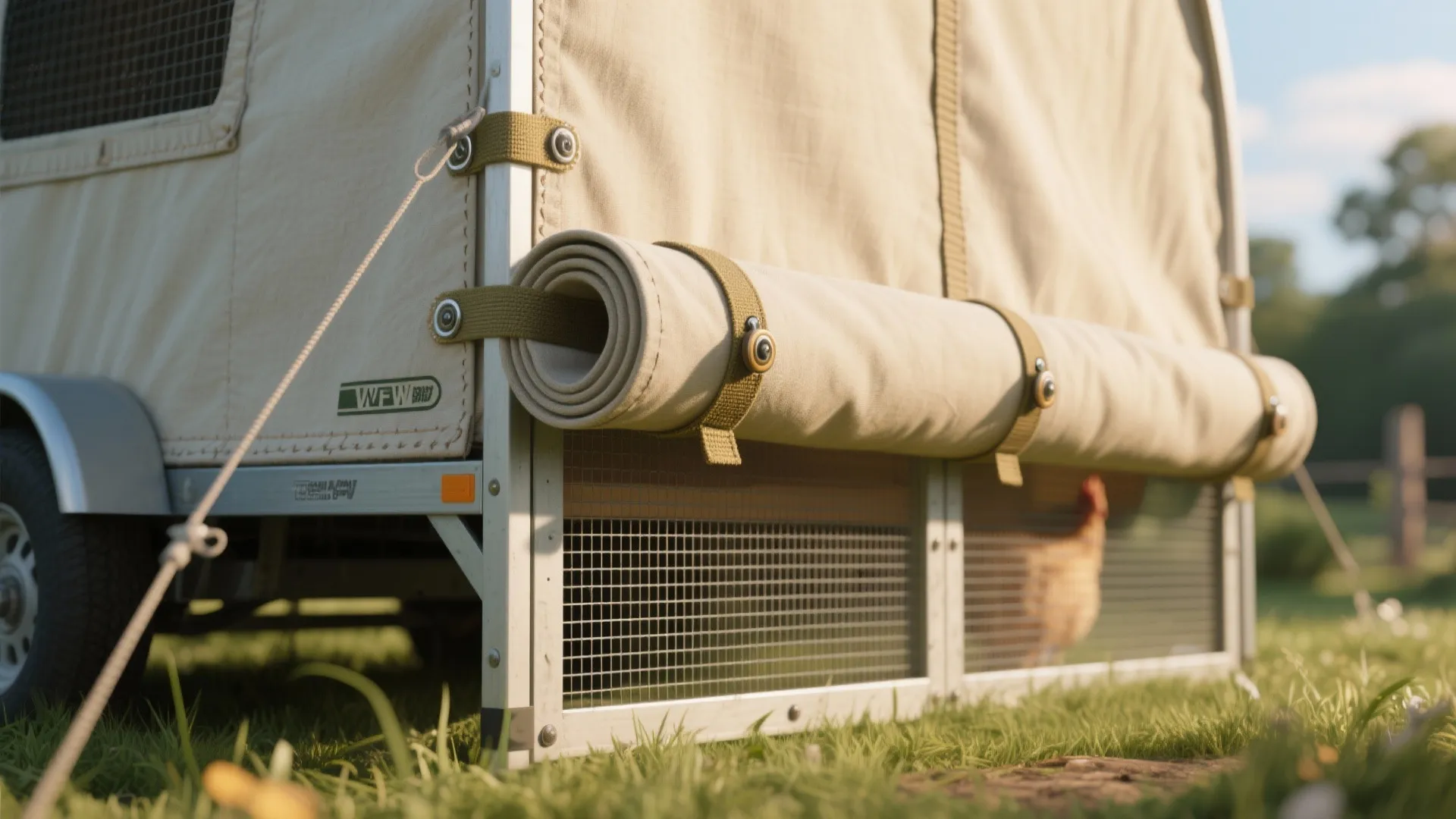 4. Roll-Up Canvas Flap