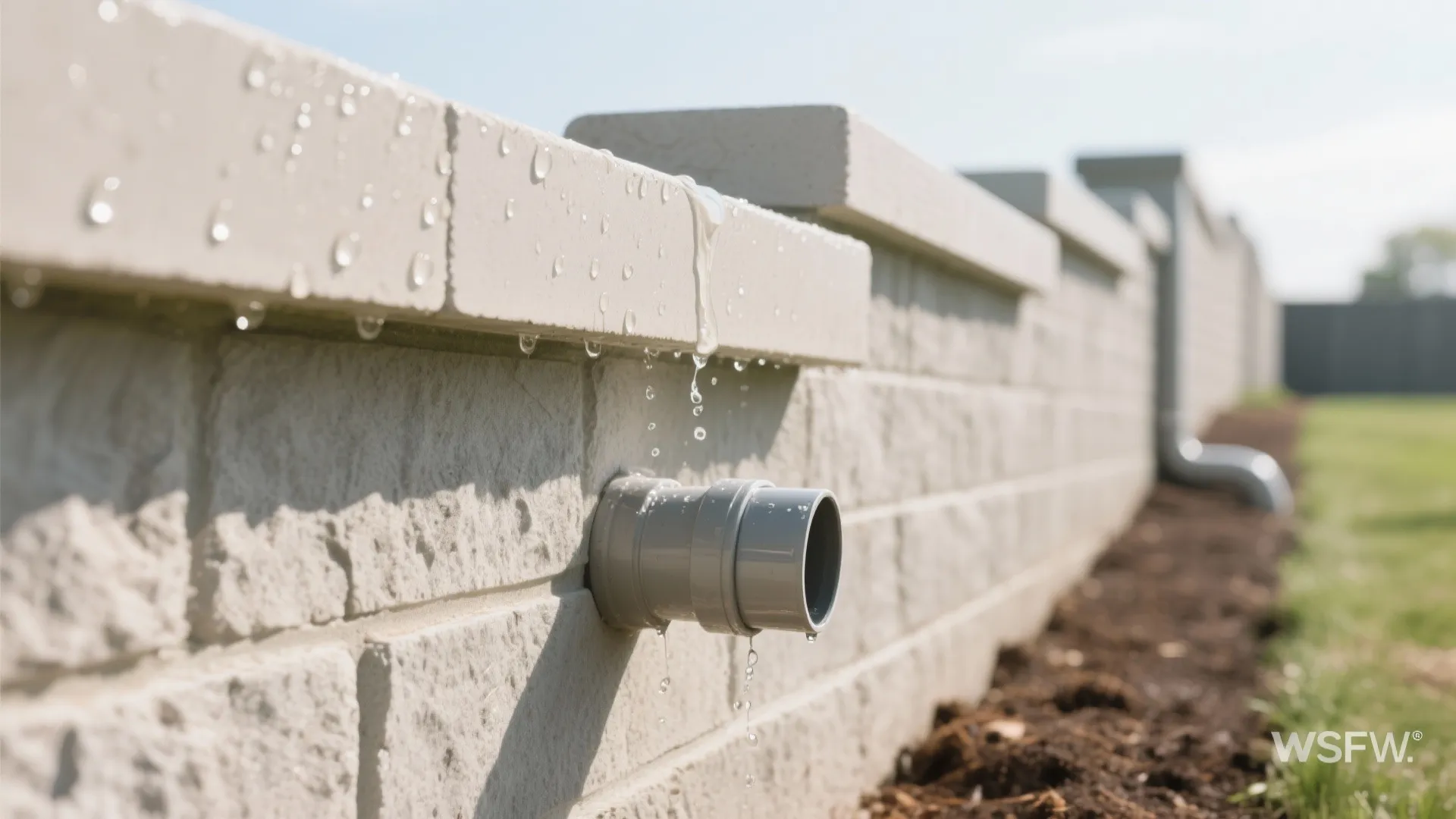 Control Surface Water at the Top: Caps, Drip Edges, and Downspouts