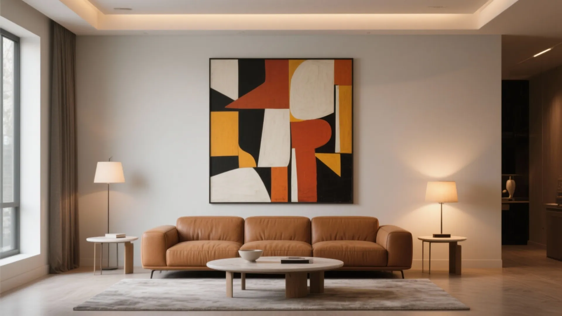 3. Bold Artwork as a Focal Point