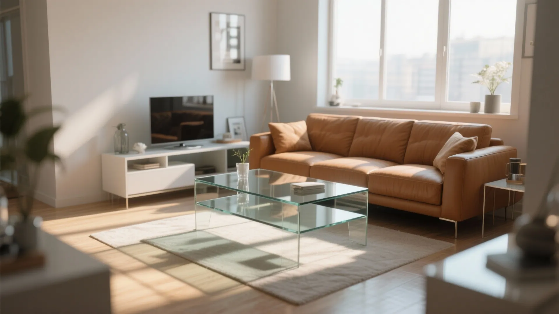 2. Glass Accents for Openness