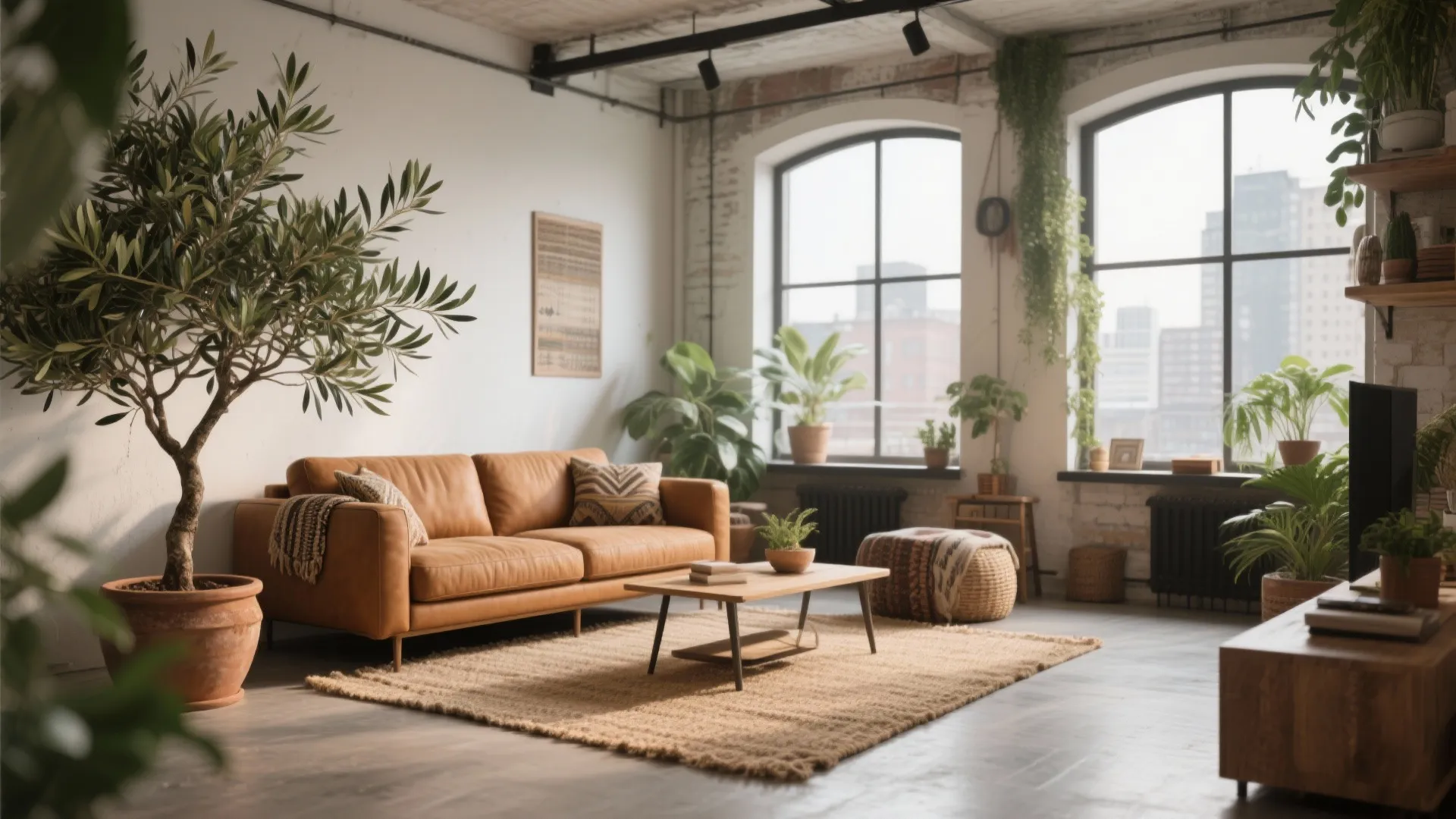 8. Natural Fibers & Greenery