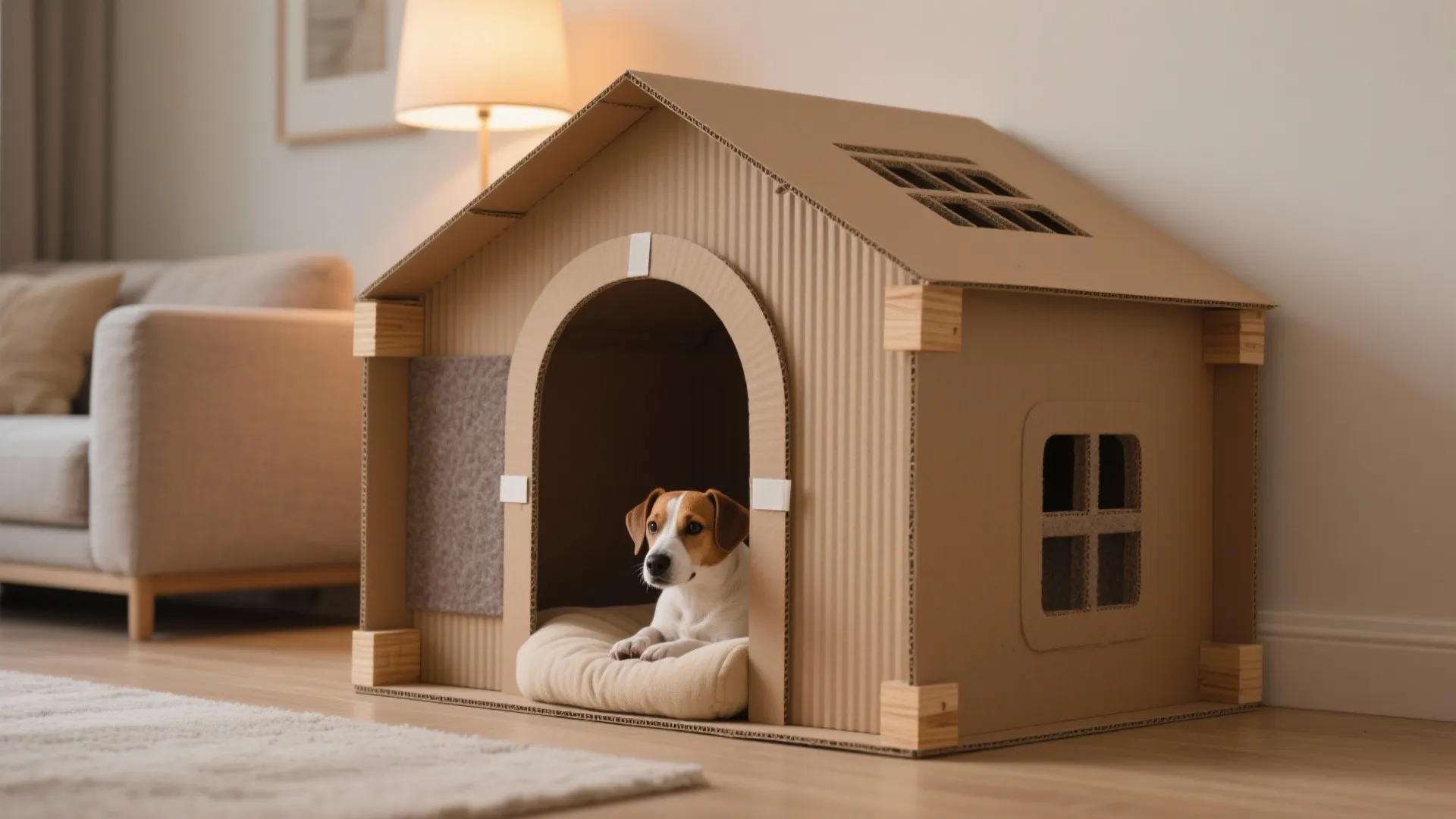 DIY Dog House Cardboard: Create a Cozy Home for Your Pup: Fast-Track Guide to Building a Cardboard Dog House in Minutes