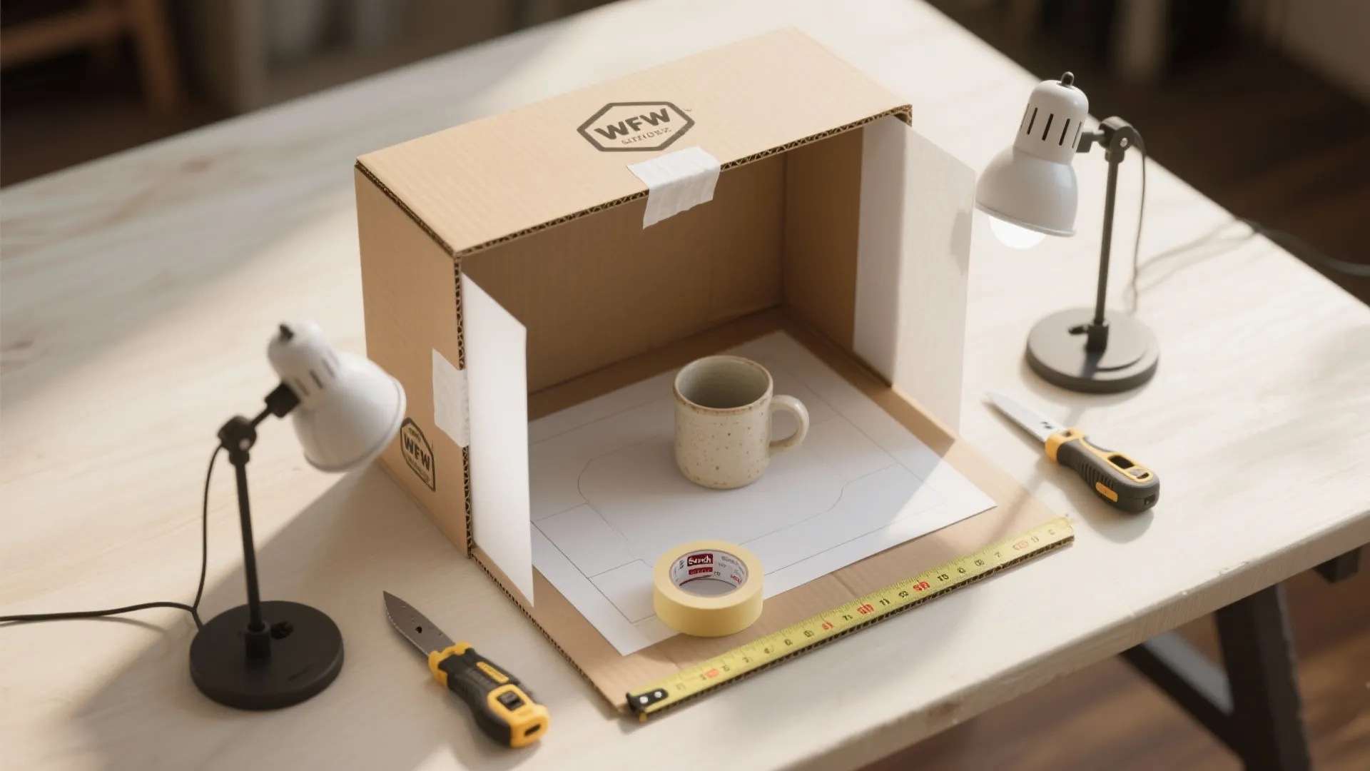 1. Cardboard + Tracing Paper: The $10 Classic