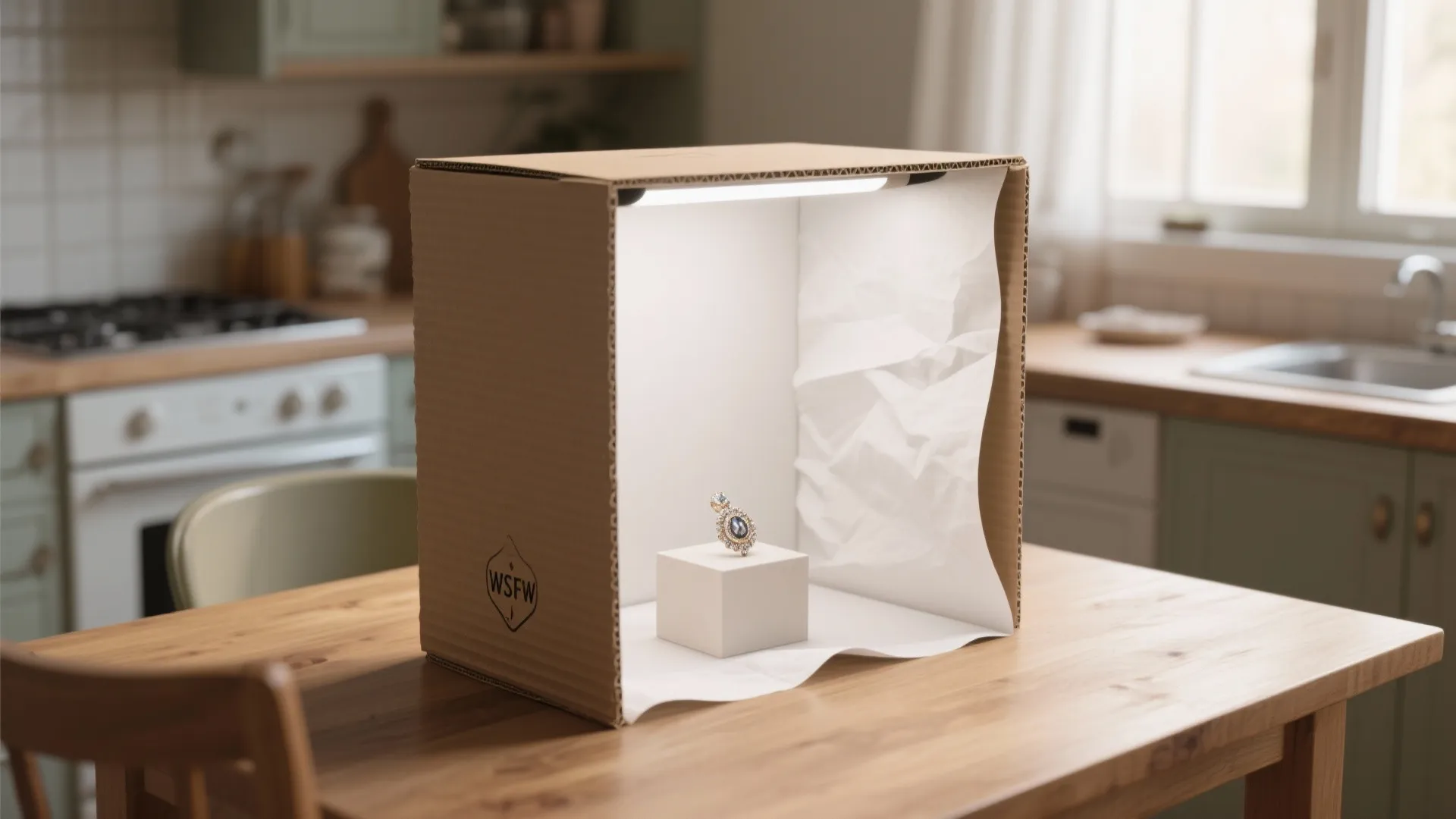 1. Foldable Cardboard Light Box — Fast and Cheap