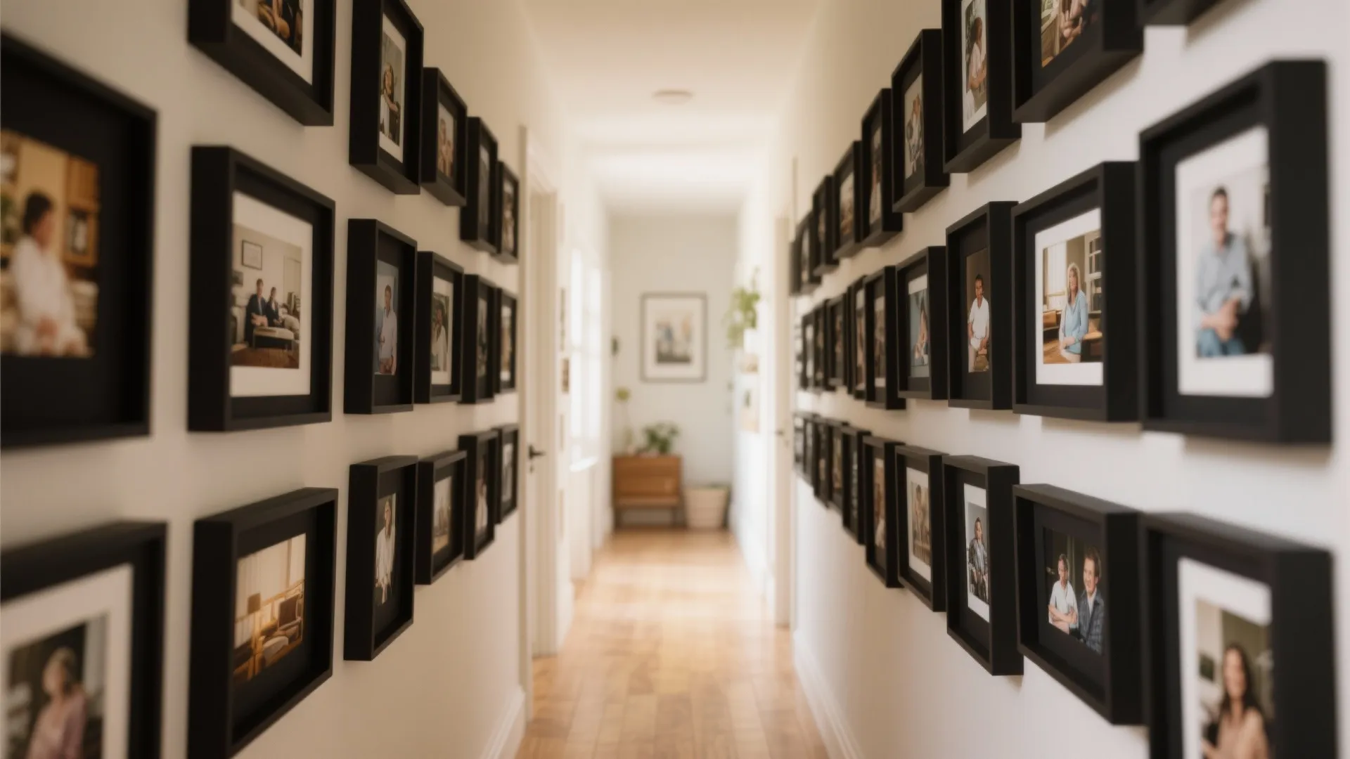 Cardboard Photo Frame Walls