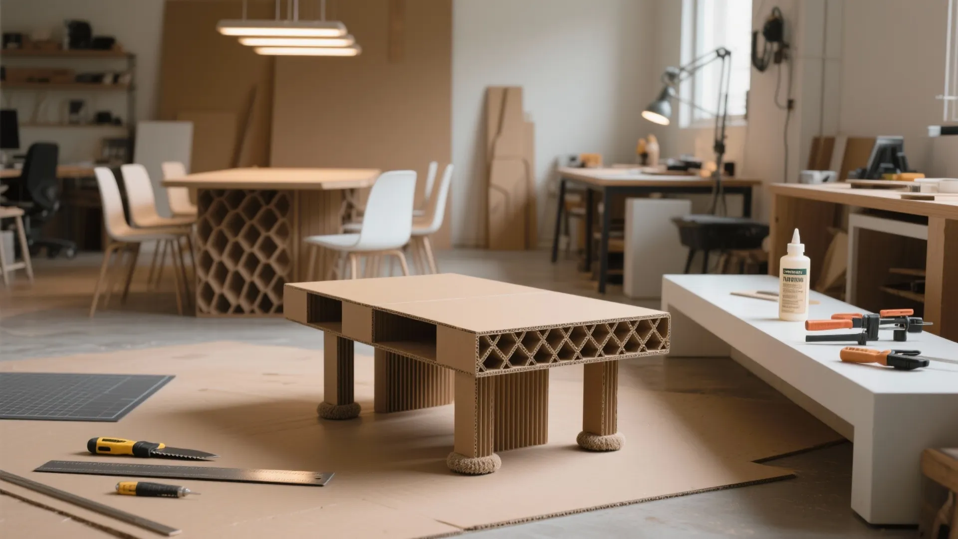 DIY Table Cardboard Ideas: Creative Ways to Build Your Own Table: Fast-Track Guide to Making a Table from Cardboard in Under an Hour