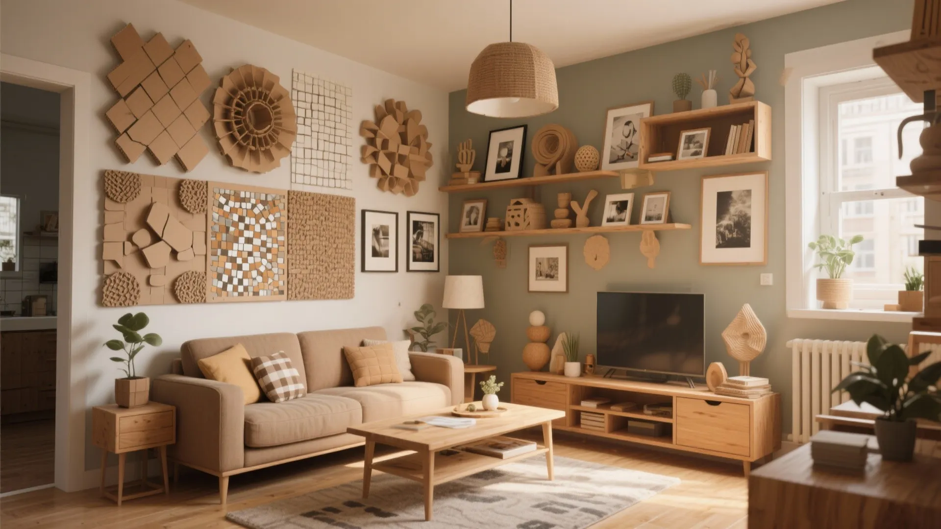 5 Cardboard Wall Decoration Ideas That Inspire: Transform Your Small Space with Creative and Sustainable Cardboard Wall Designs