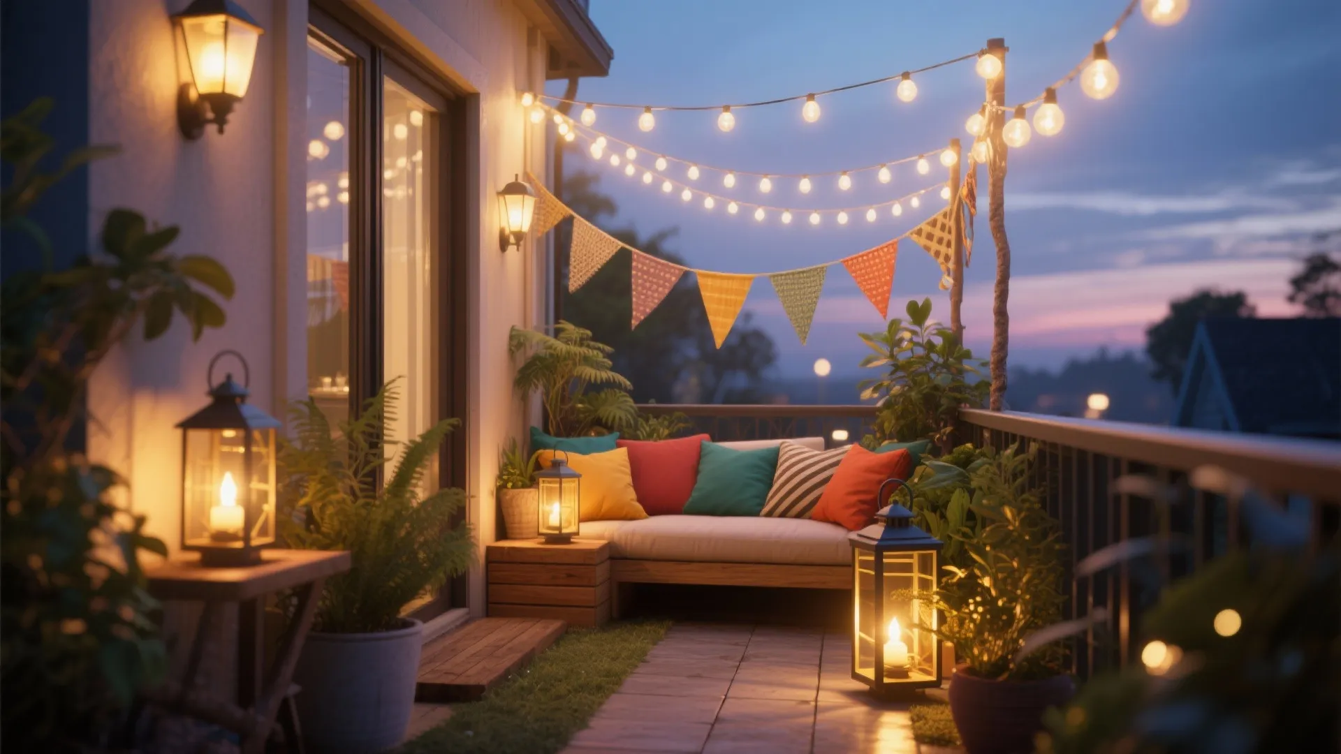 Layered Lighting for a Carnival Glow